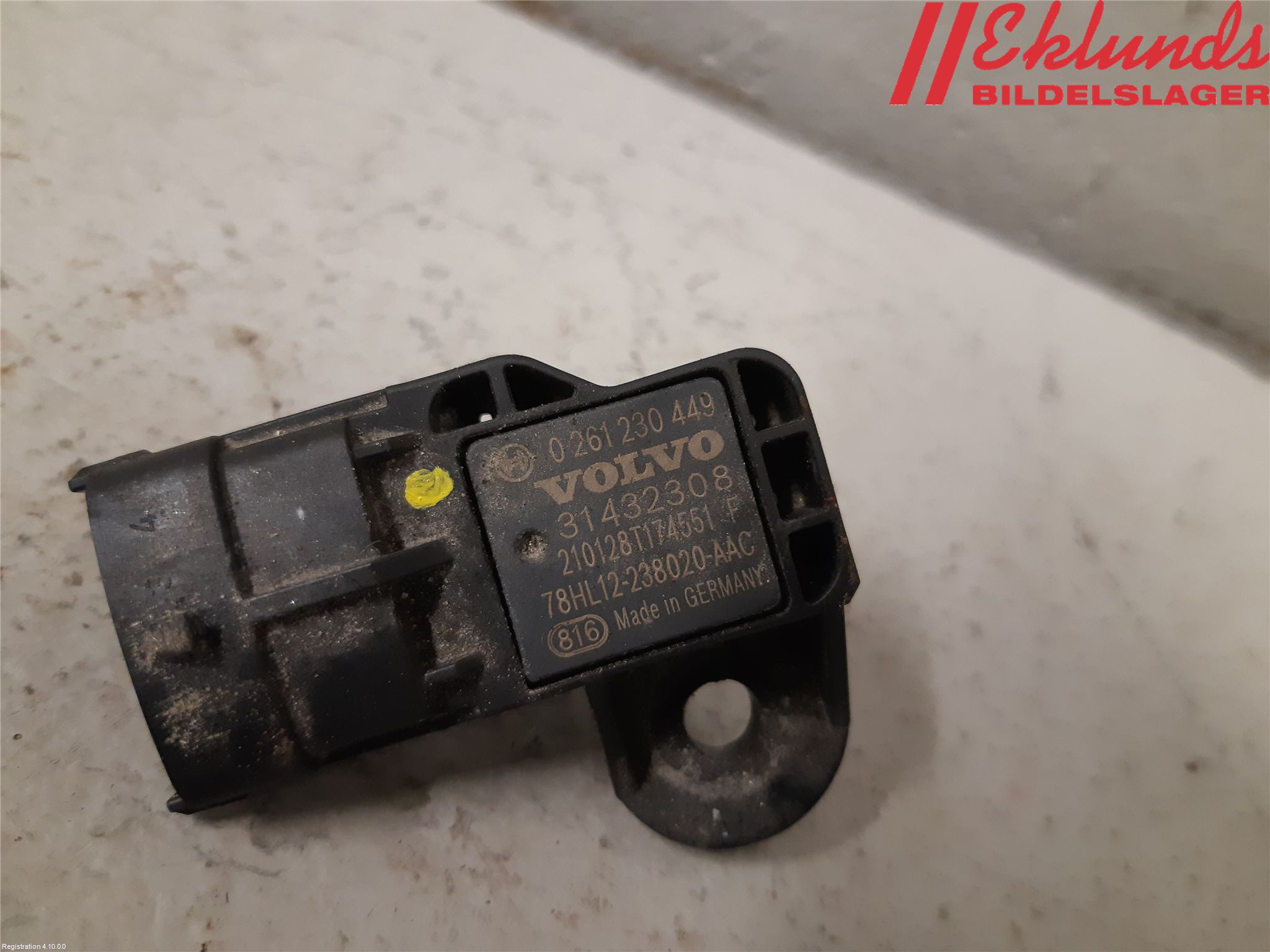 Volvo XC60 18- Givare Laddluftstryck