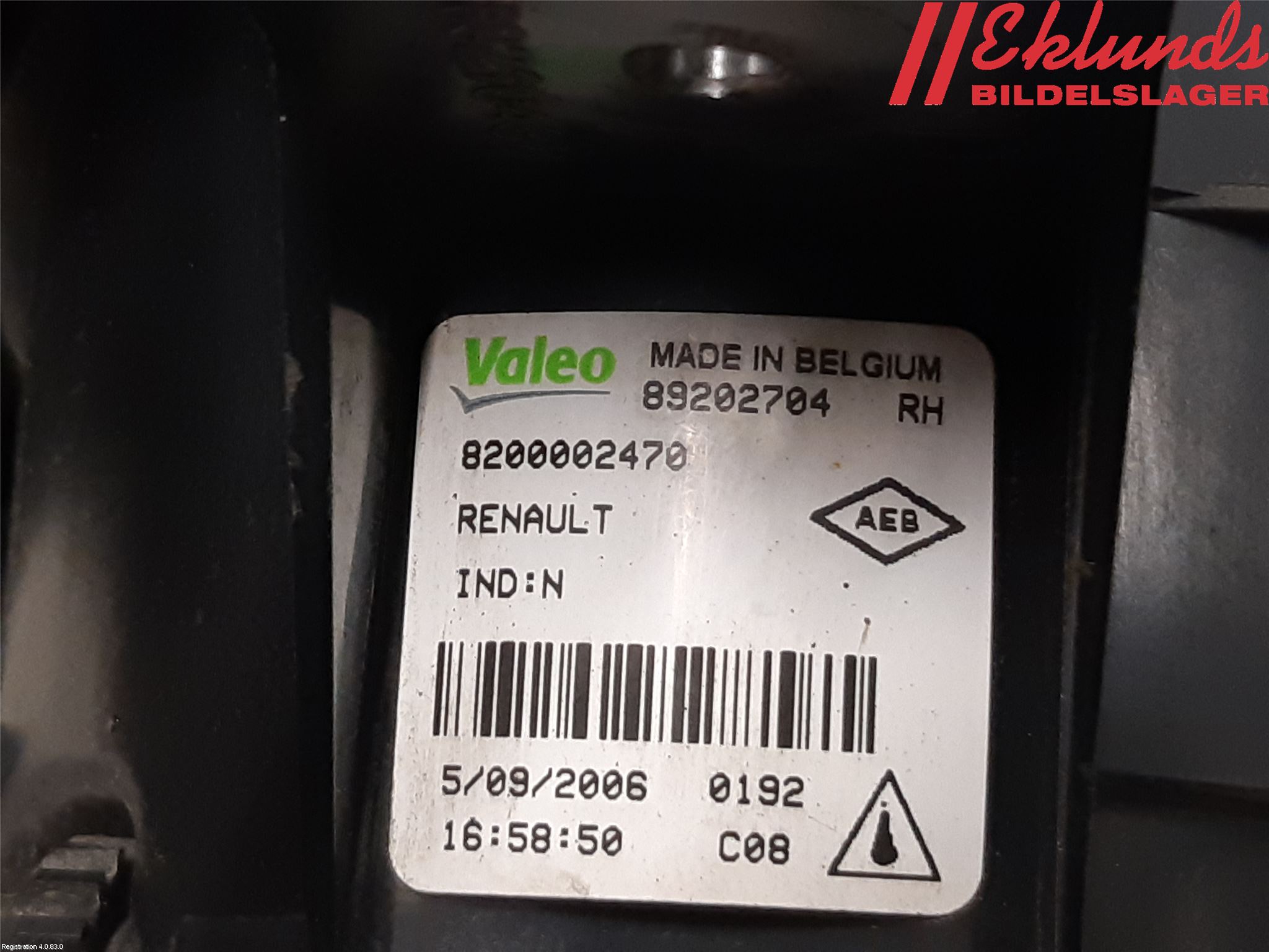 Renault CLIO III  06-09 Dimljus-Varselljus Fram