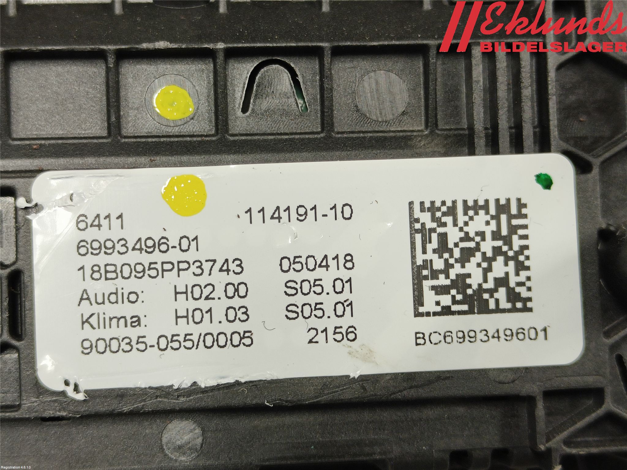 BMW 5 G30/G31/F90 17-23 Ac Styrenhet Ac Manöveren