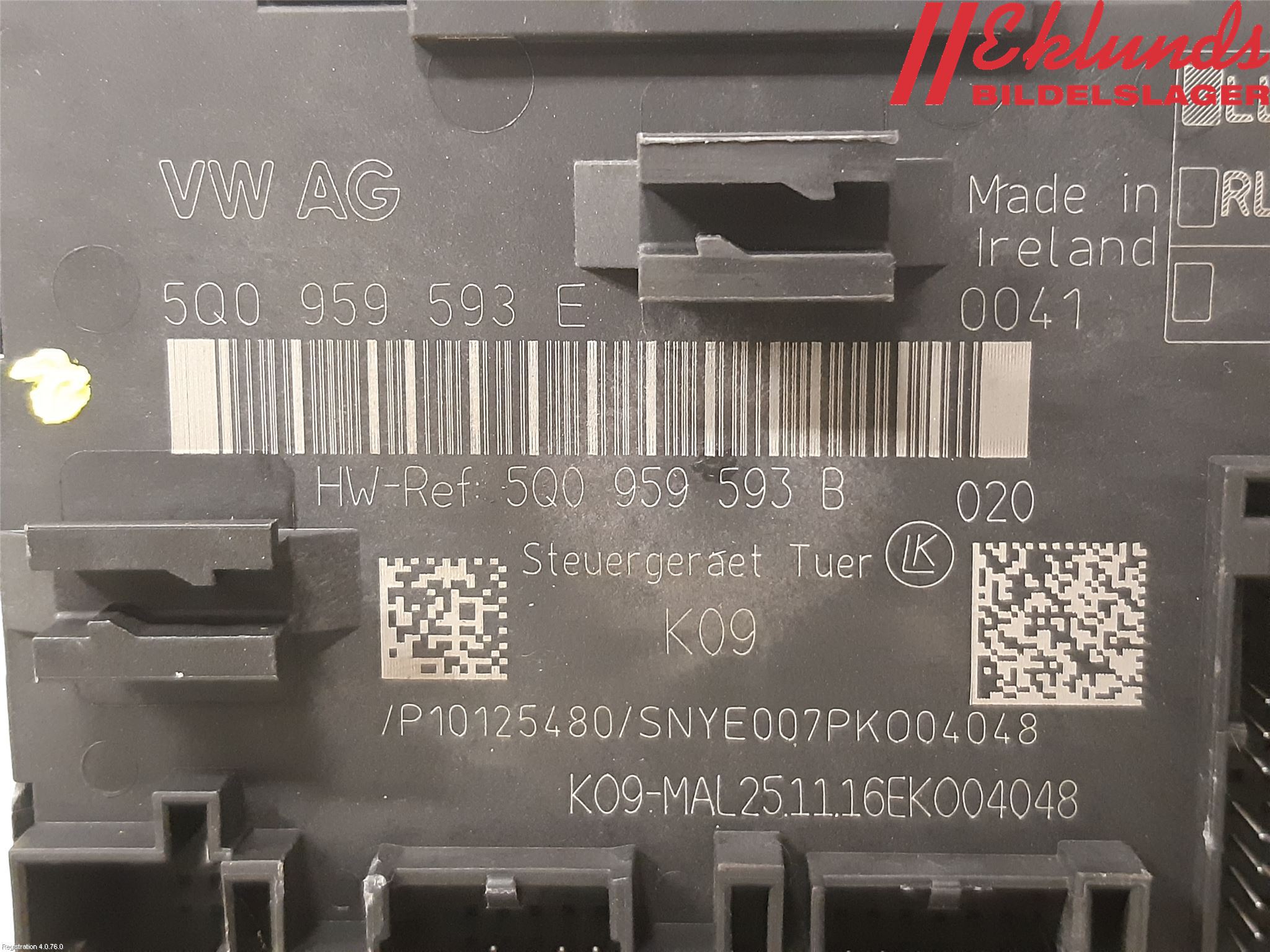 Audi Q2/SQ2 17- Styrenhet Dörr