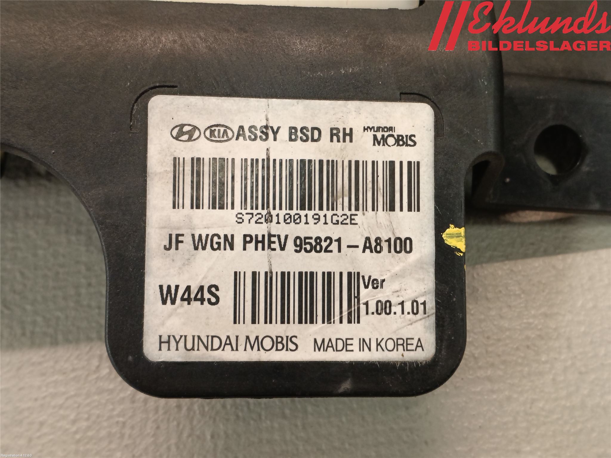 Kia OPTIMA 16-20 Sensor Aktivt Kollisionsskydd