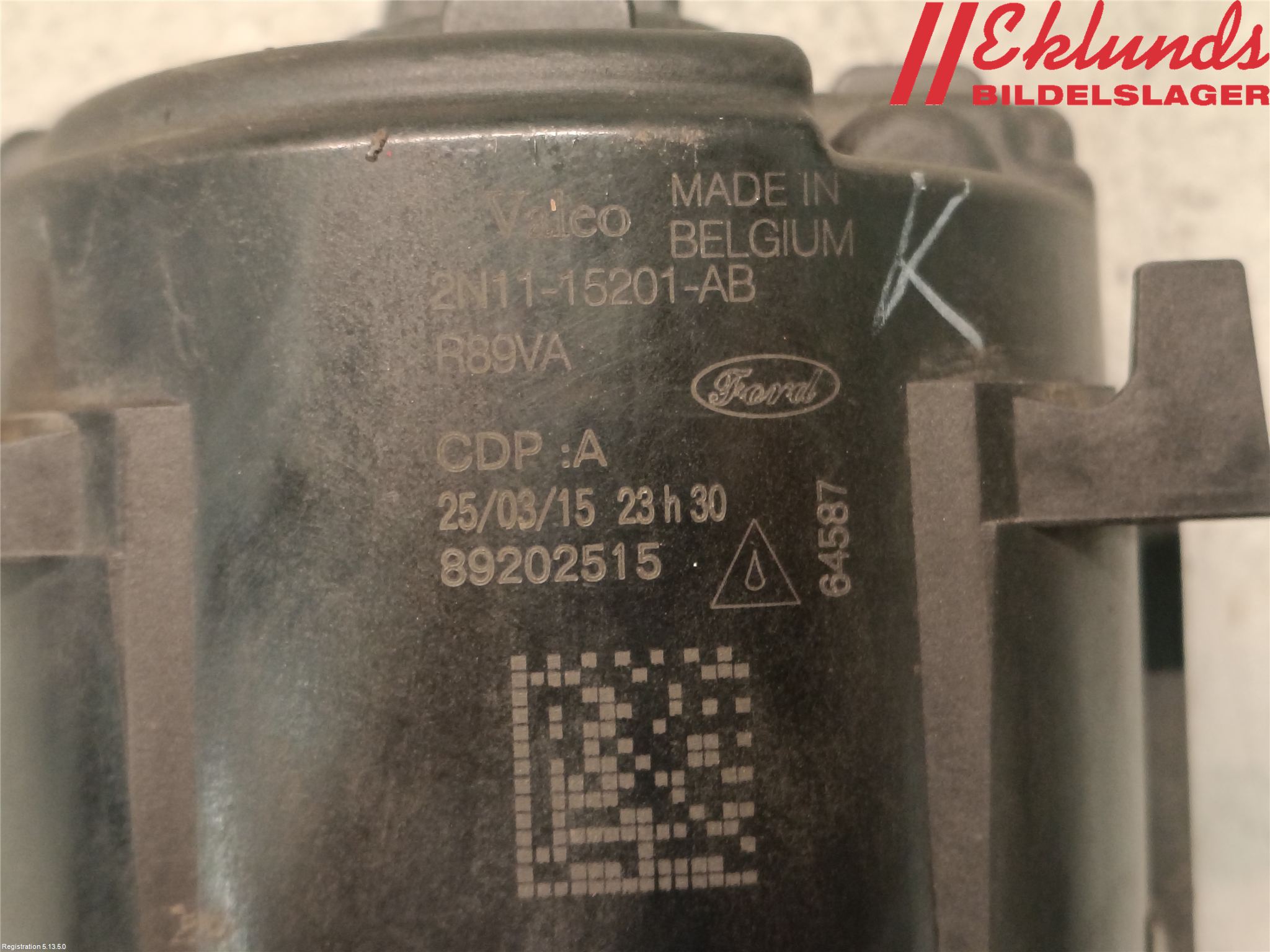 Ford GRAND C-MAX  11-14 Dimljus-Varselljus Fram