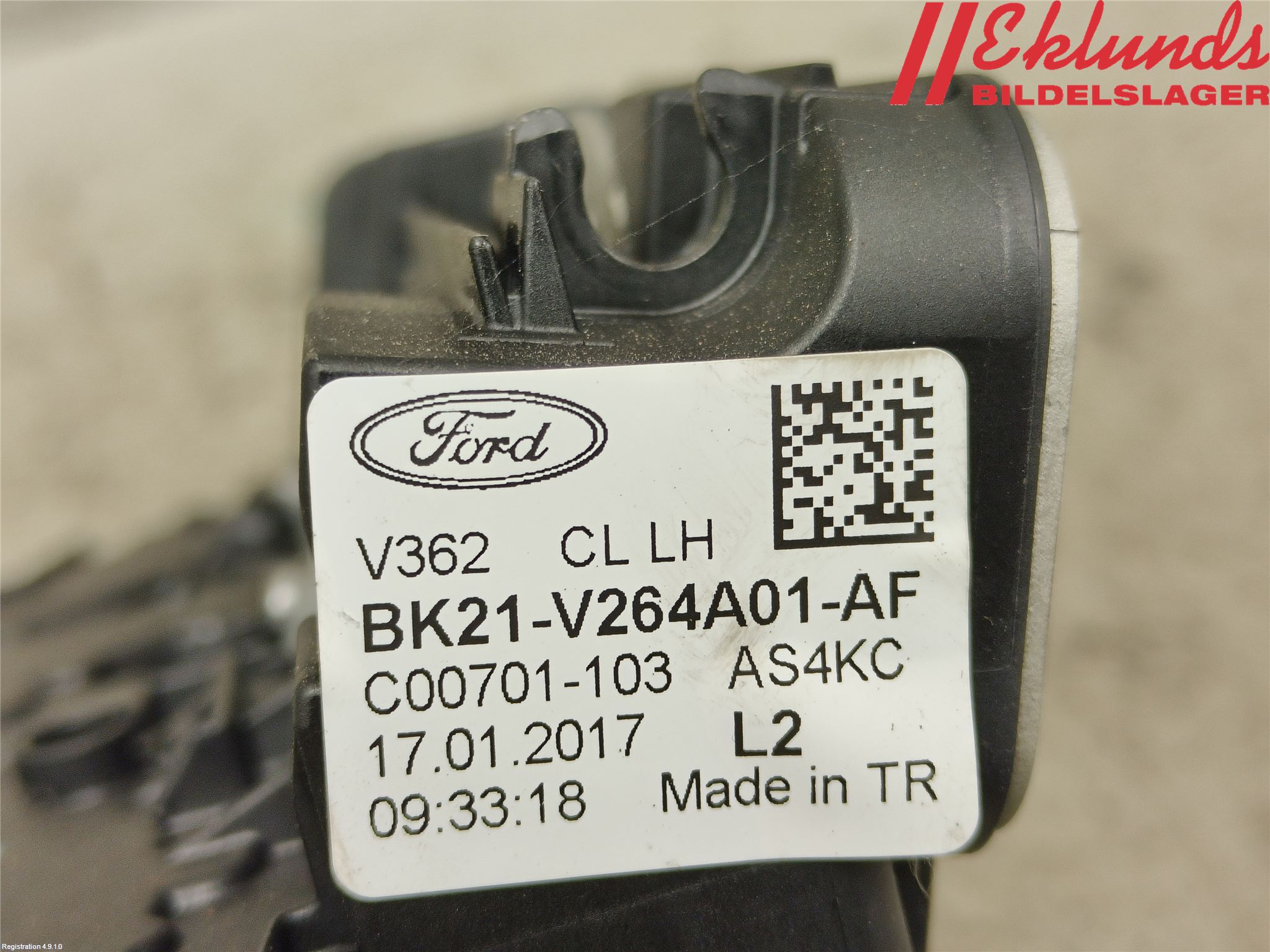 Ford TRANSIT SKÅP/BUSS 14-22 Låskista-Dörrlås