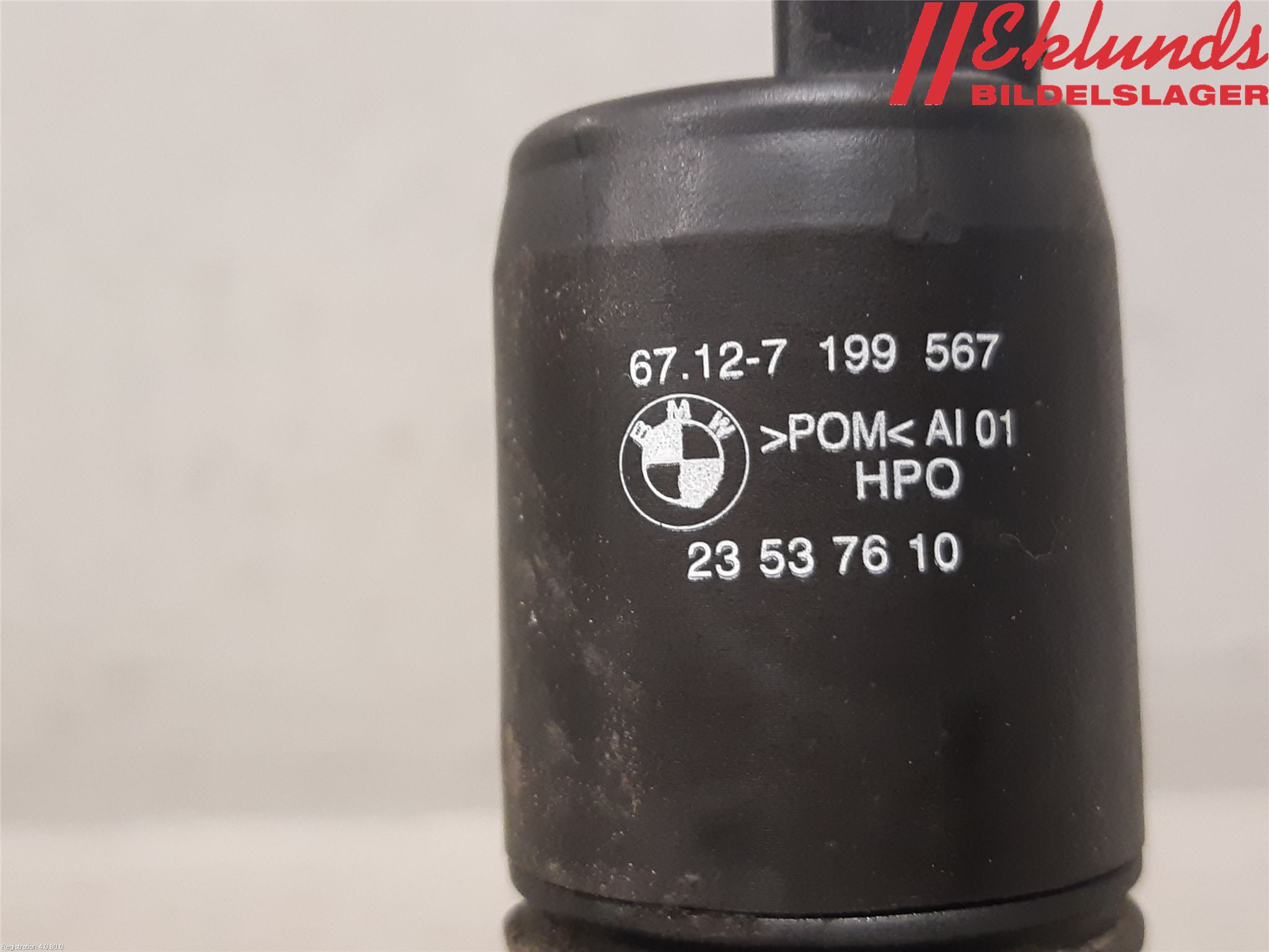 BMW 1 E87/81 5D/3D 03-11 Spolarpump Vindruta