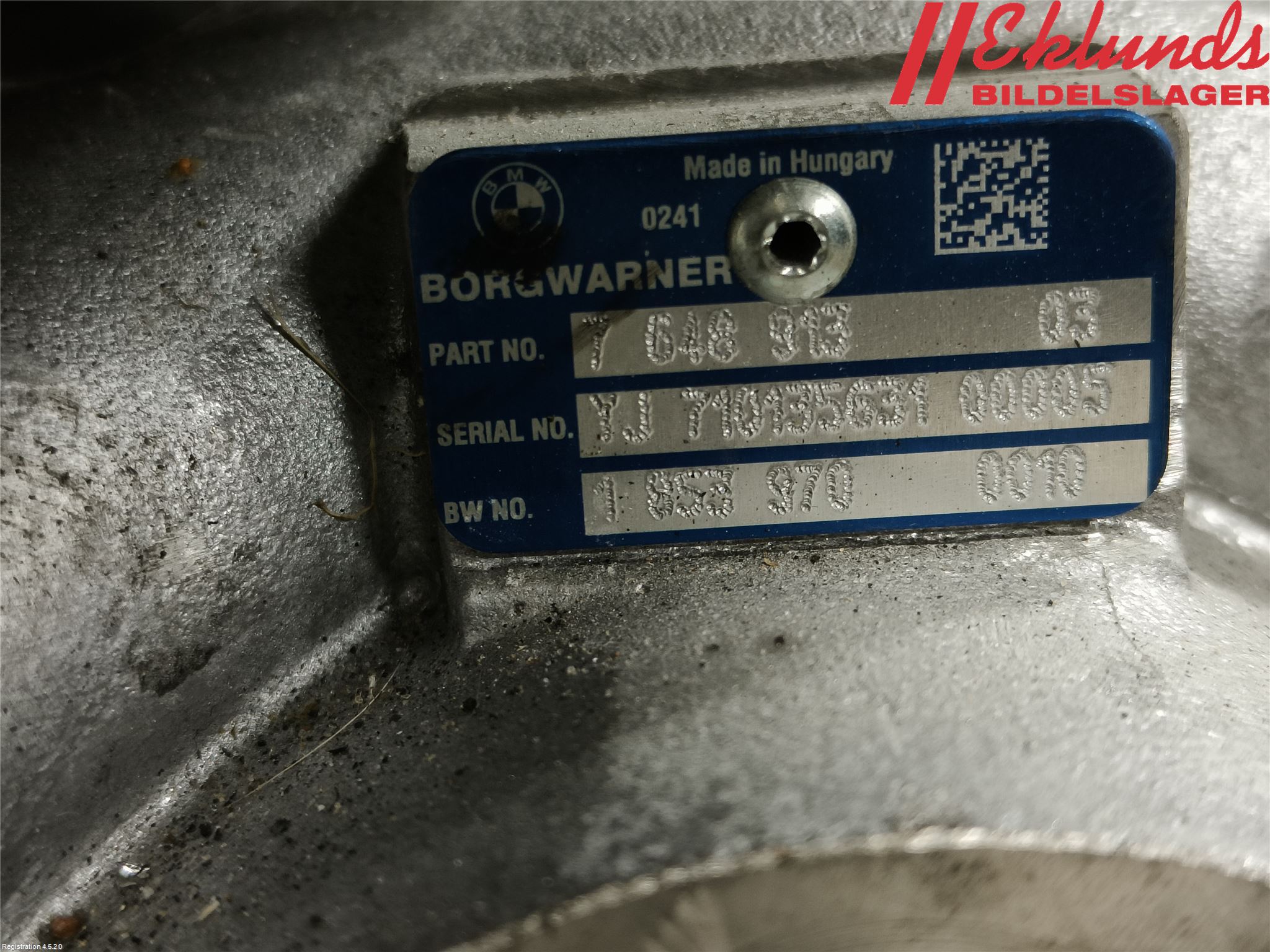 BMW 2 F22/F23/F87 Coupé/Cab 13-21 Turboaggregat