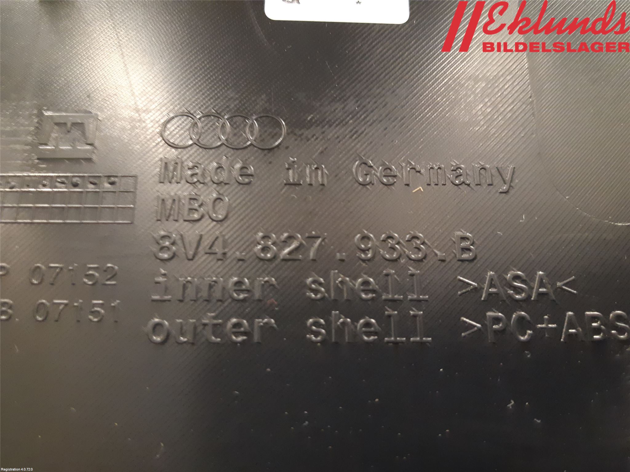 Audi A3/S3 8V 13-20 Spoiler Baklucka