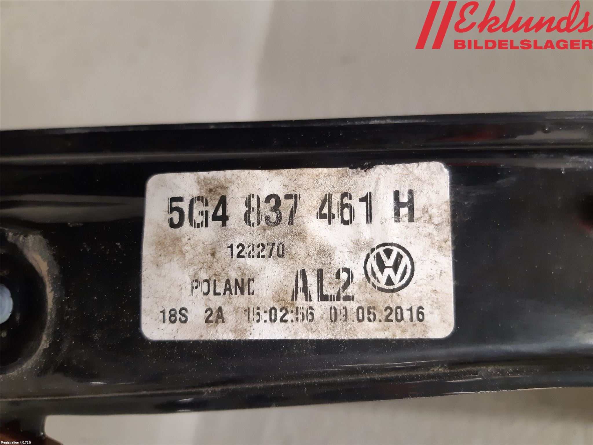 Volkswagen VW GOLF / E-GOLF VII 13-20 Fönsterhiss El Kompl