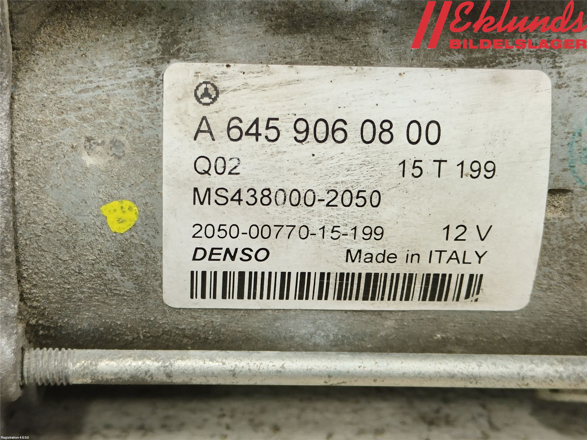 Mercedes-Benz MB CLA-KLASS (C117/X117) 13-19 Startmotor Diesel