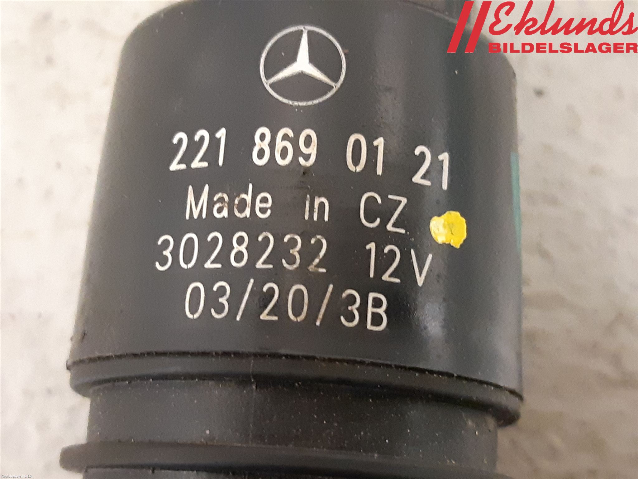 Mercedes-Benz MB SPRINTER (W907/W910) 19- Spolarpump Vindruta