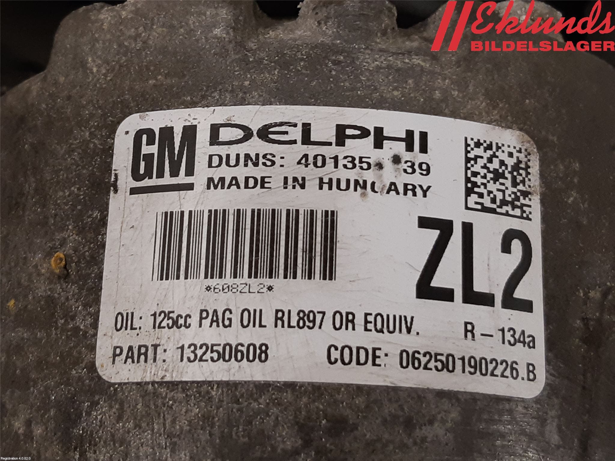 Opel ASTRA J 10-15 Ac Kompressor