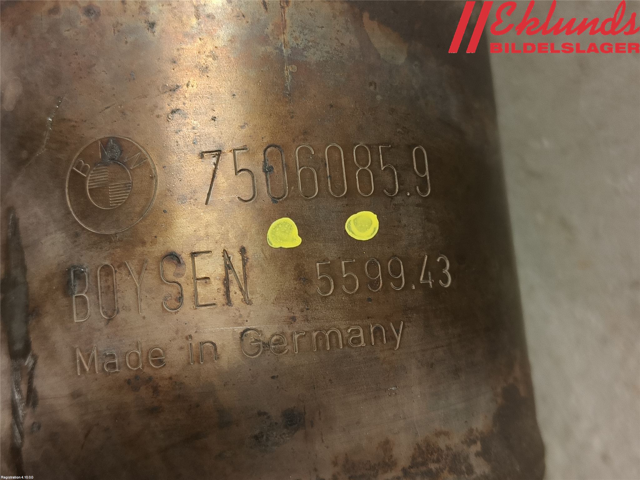BMW 5 E60/61 Sed/Tou 02-10 Katalysator