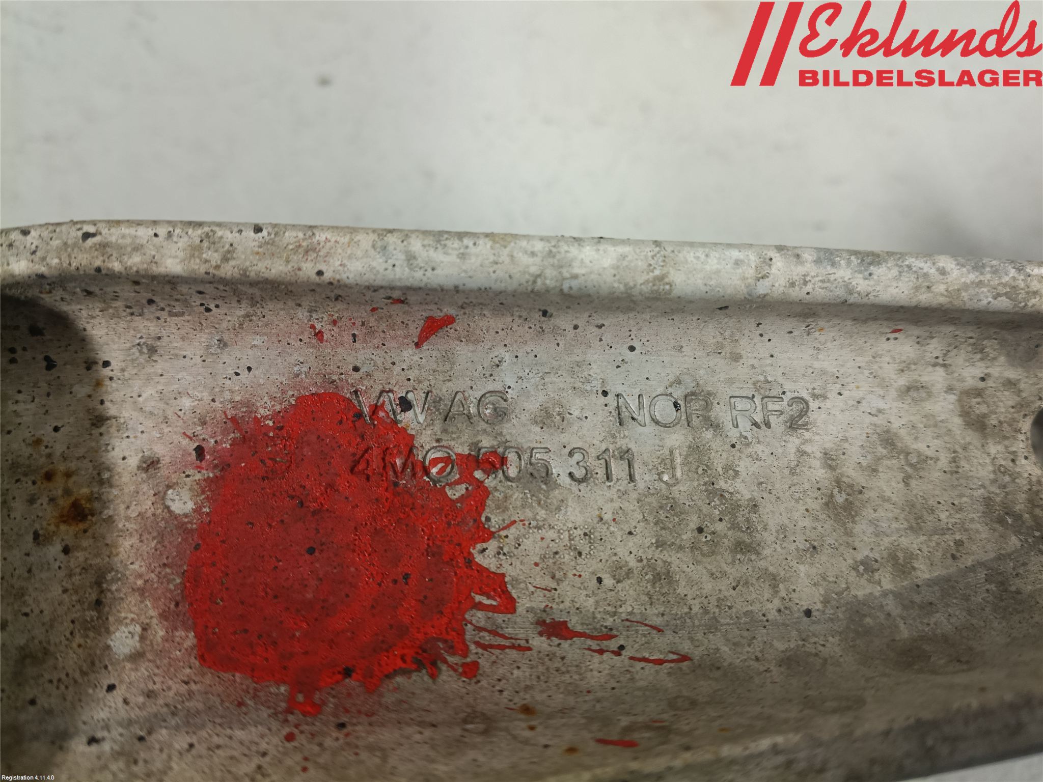 Audi E-TRON, S GE 19- Bärarm Bak Vänster