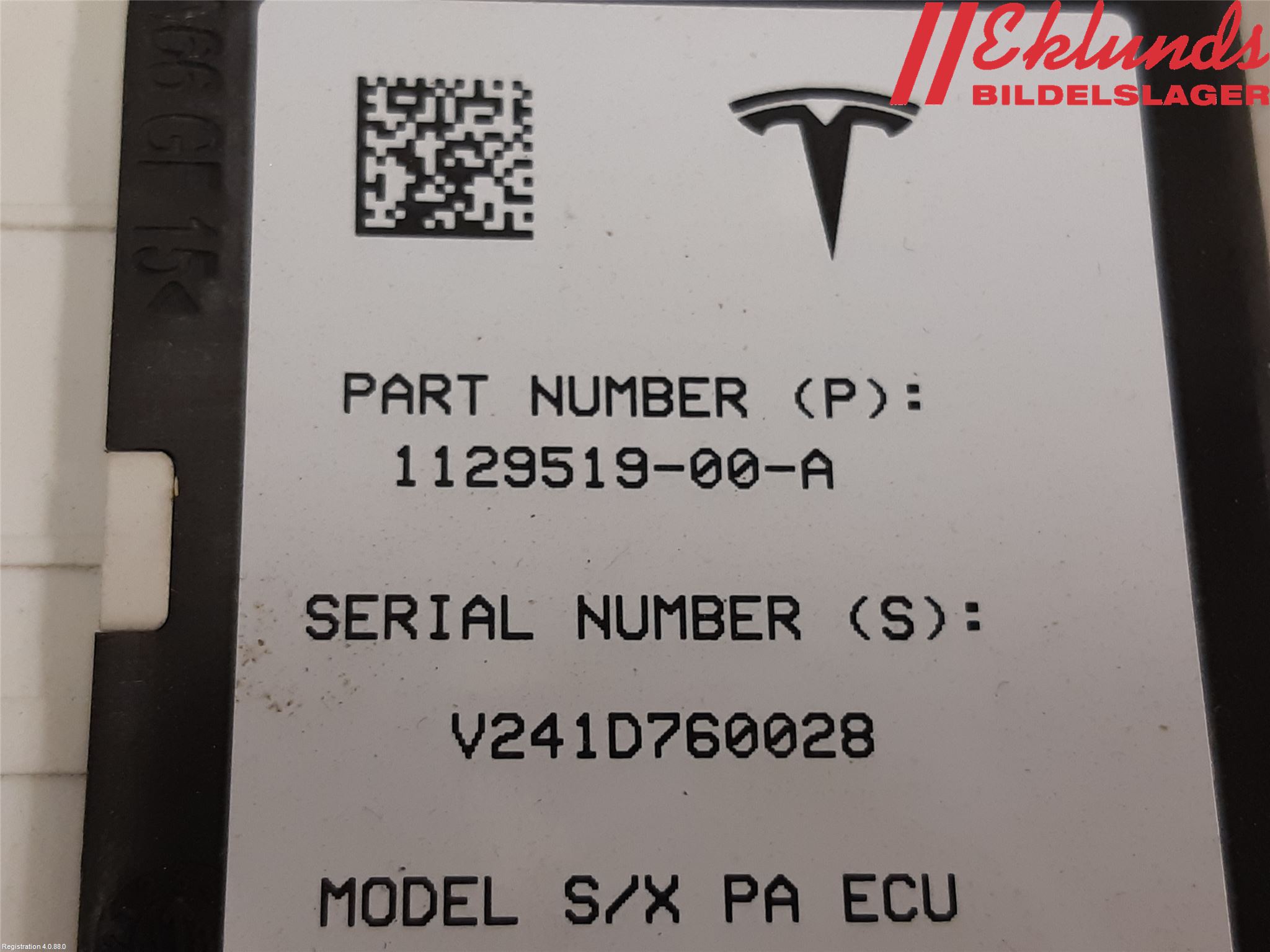 Tesla MODEL S 13- Styrenhet Parkeringshjälp