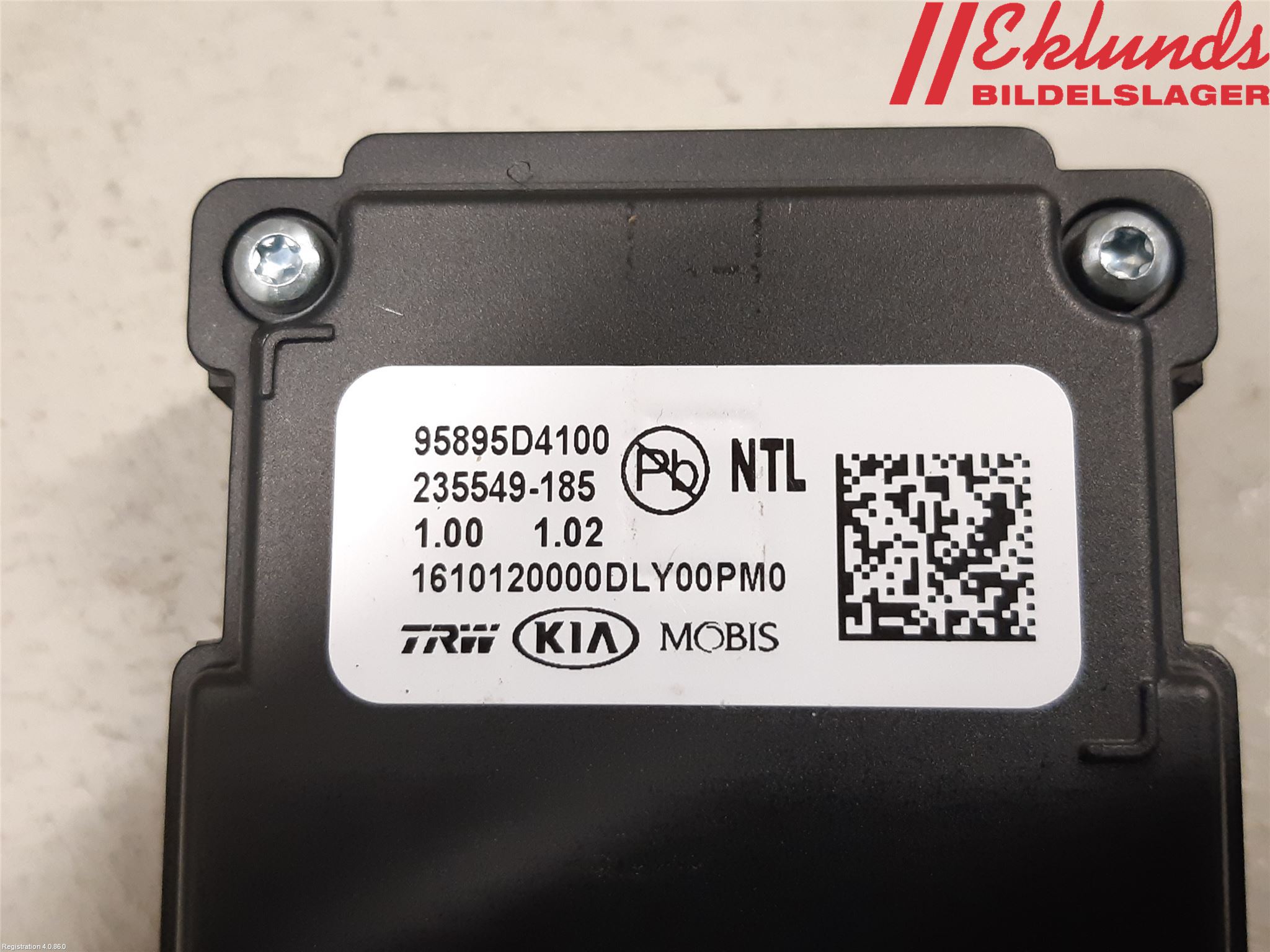 Kia OPTIMA 16-20 Sensor Aktivt Kollisionsskydd