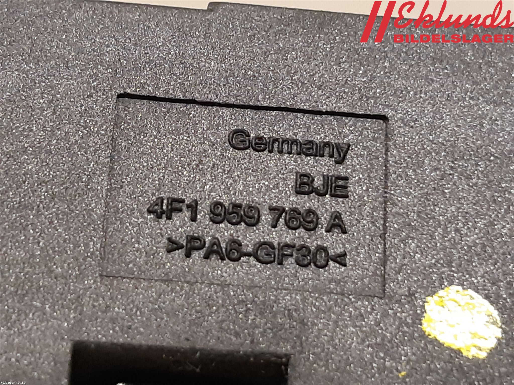 Audi A6/S6     05-11 Strömställare Stolminne