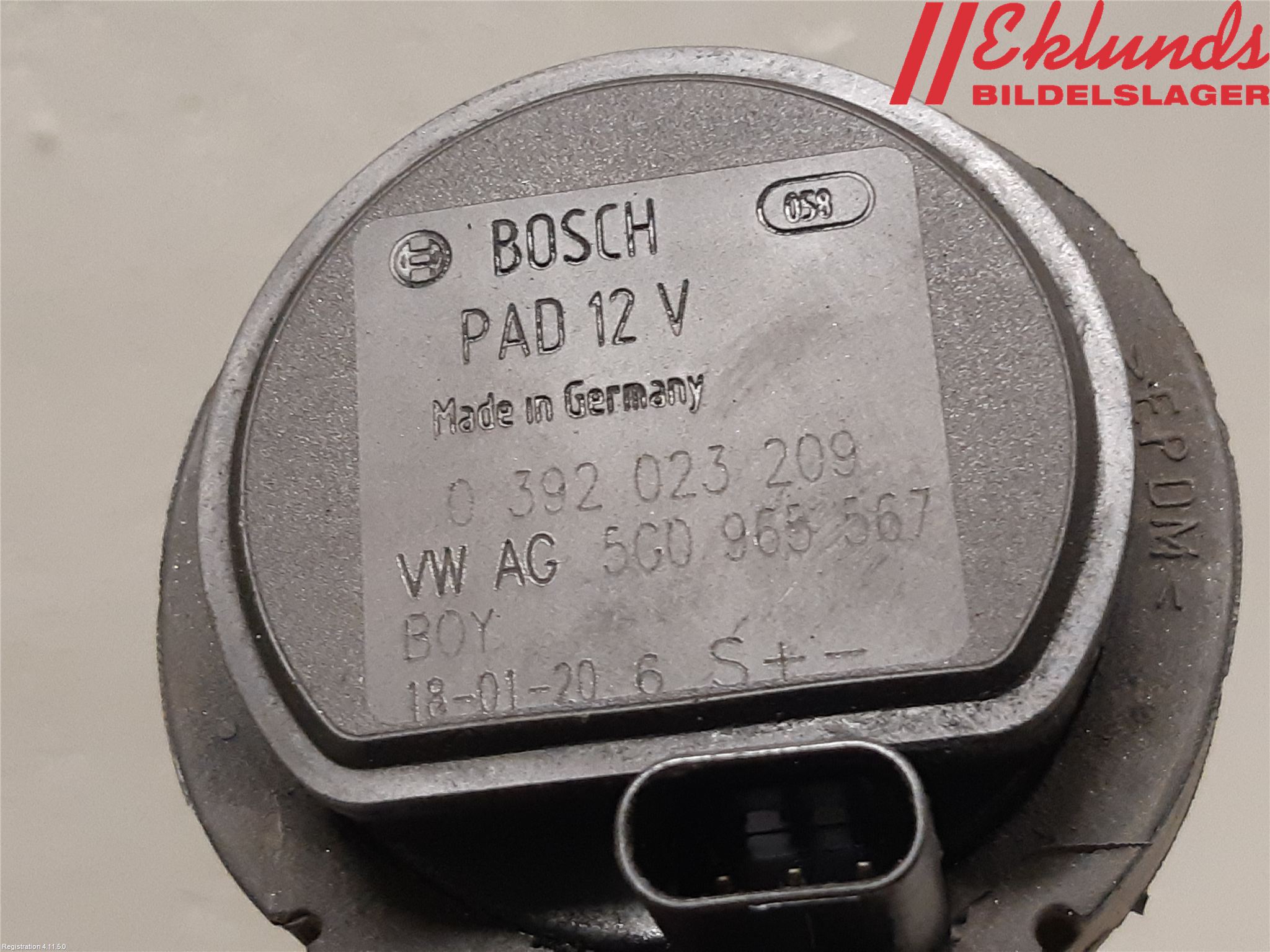 Volkswagen VW SHARAN 11- Värme Cirkulationspump