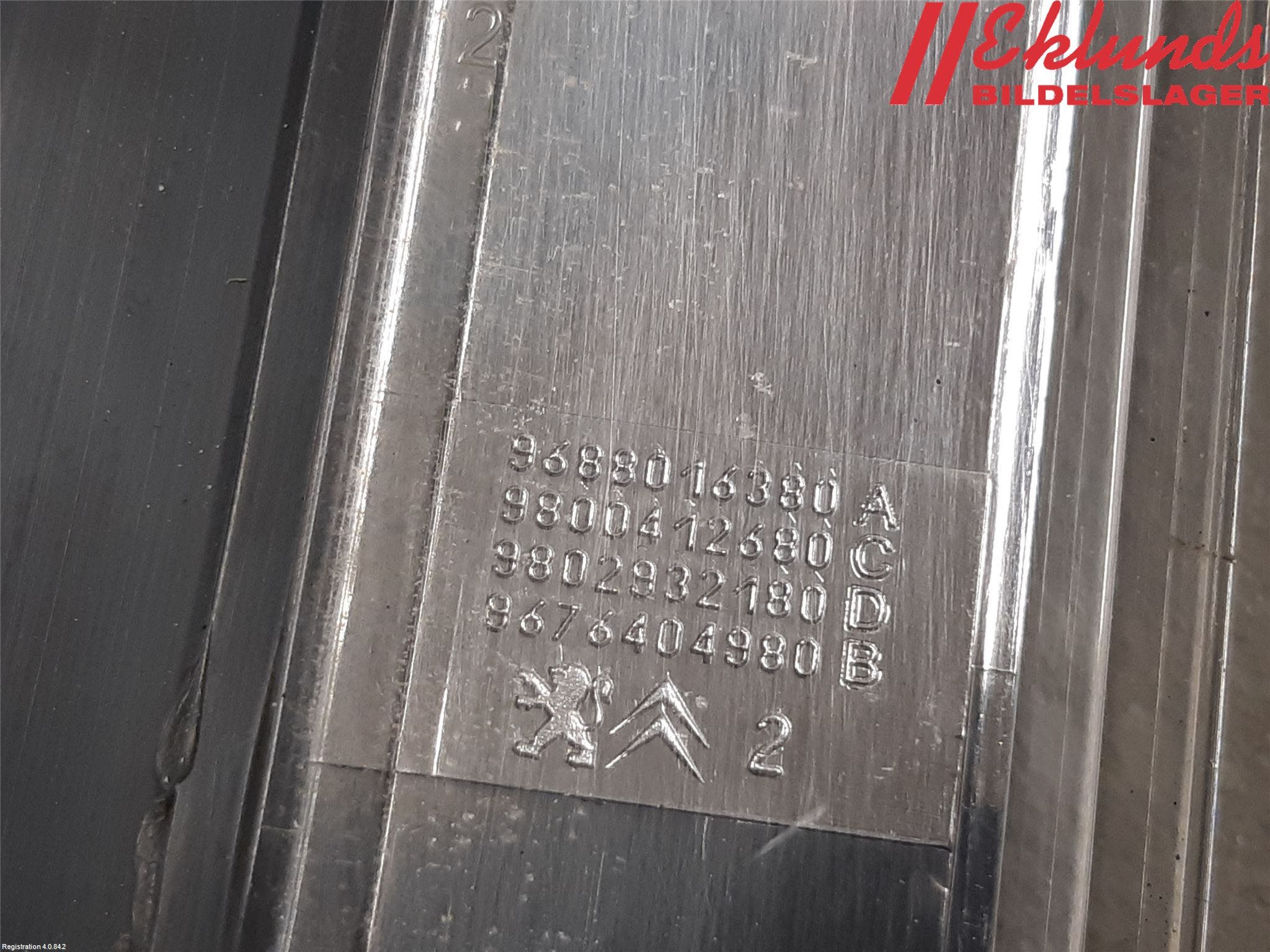 Peugeot 308 14-21 Bromsljus Bakruta