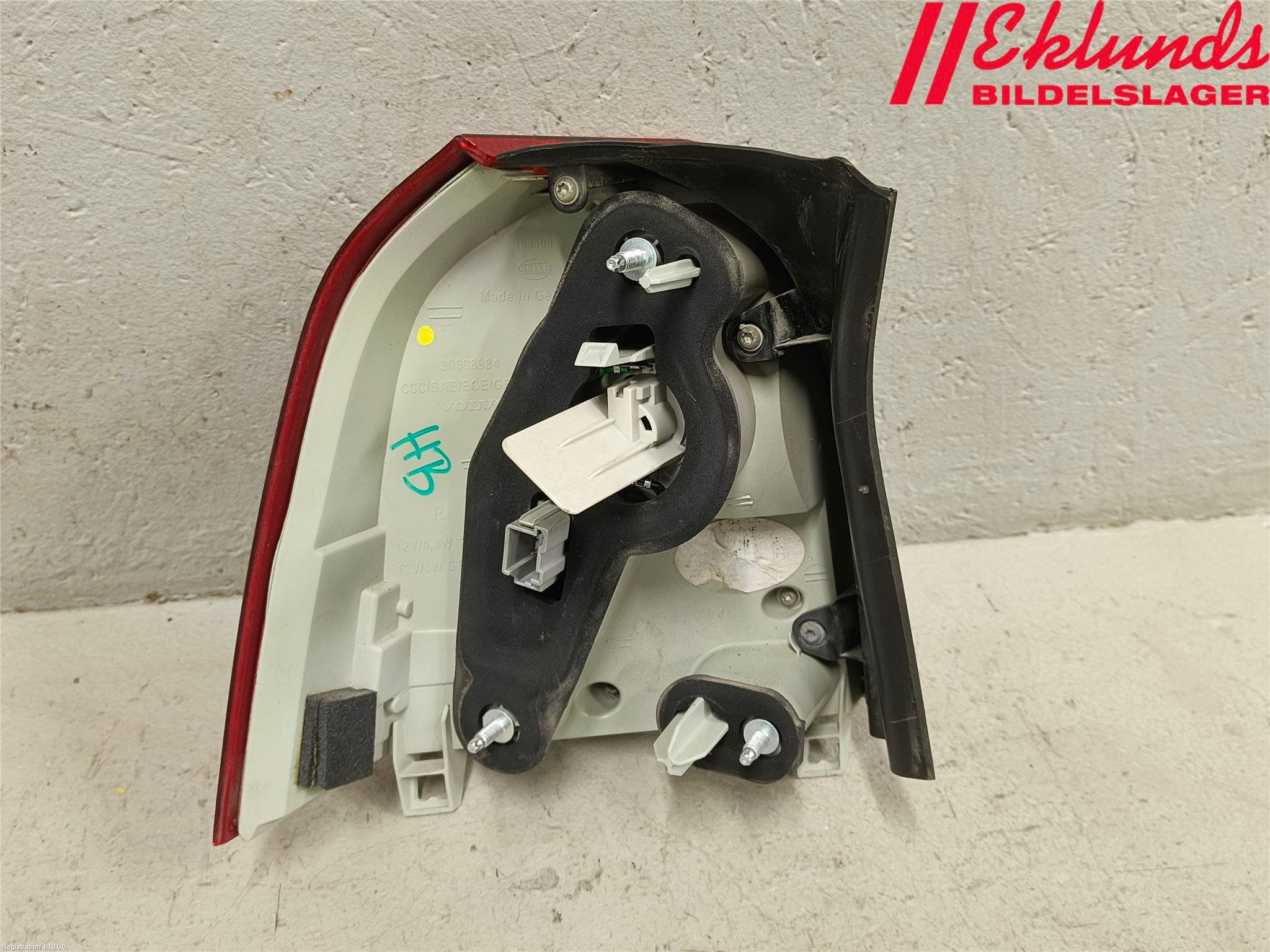 Volvo V70 08-13 Bakljus Höger