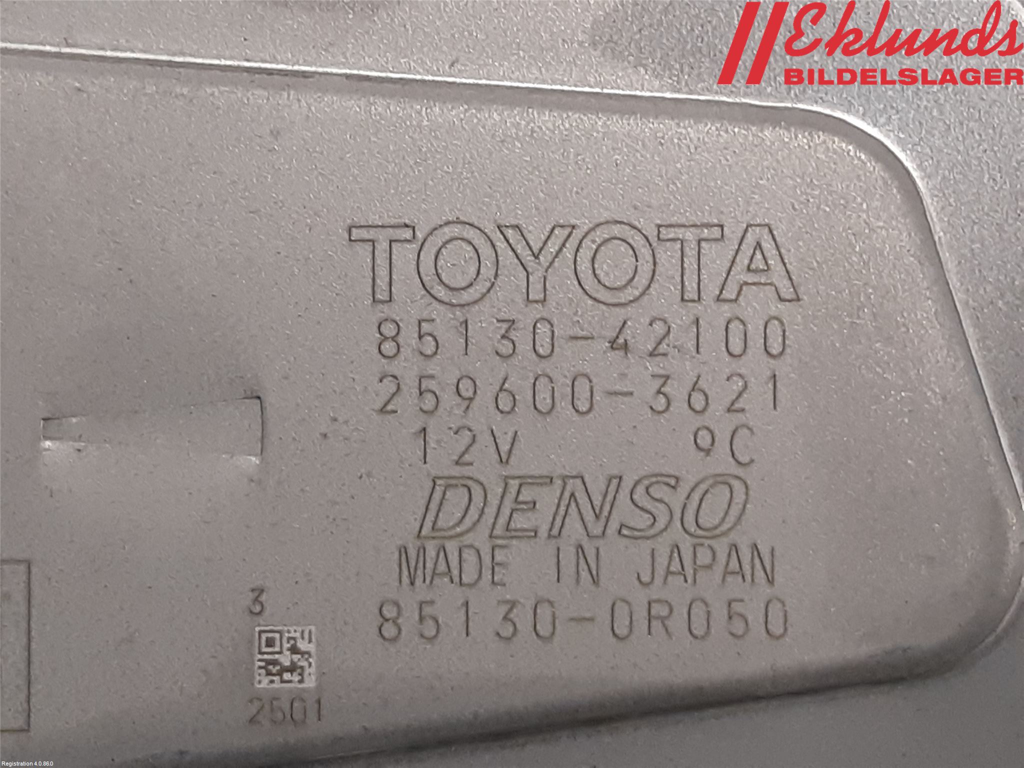 Toyota RAV4 19- Torkarmotor Baklucka