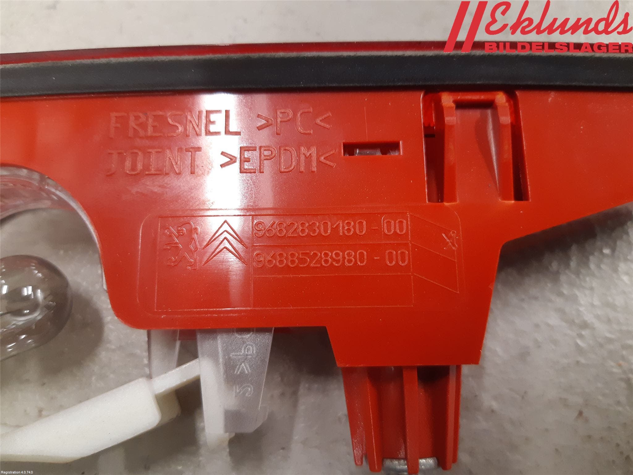 Citroen BERLINGO 08-18 Bromsljus Bakruta