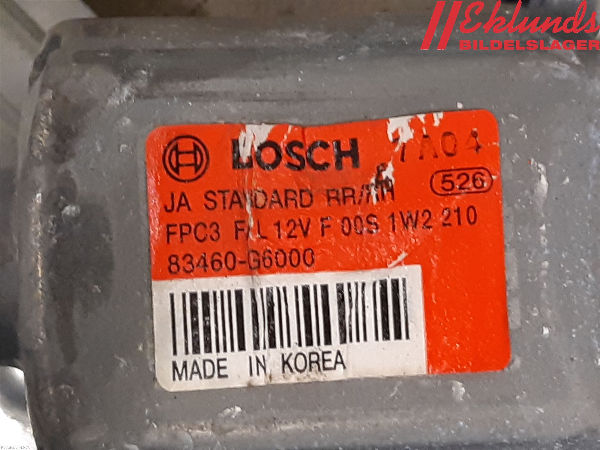 Kia PICANTO 17- Fönsterhiss El Kompl