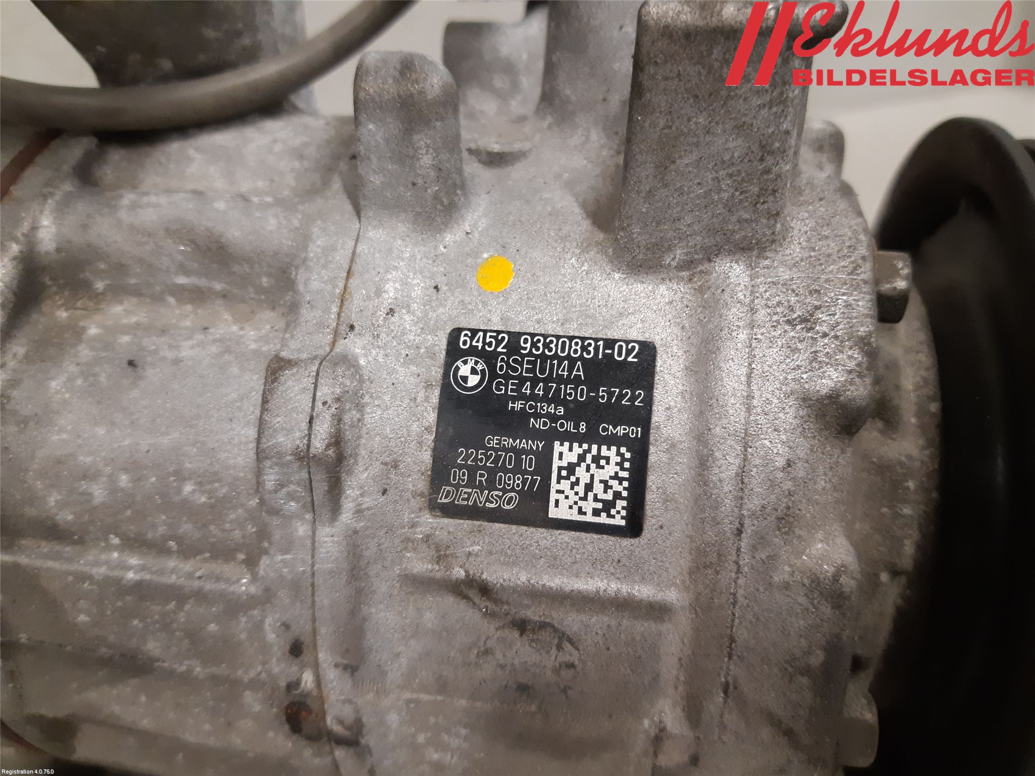 BMW 3 F30/F31/F80 12-19 Ac Kompressor