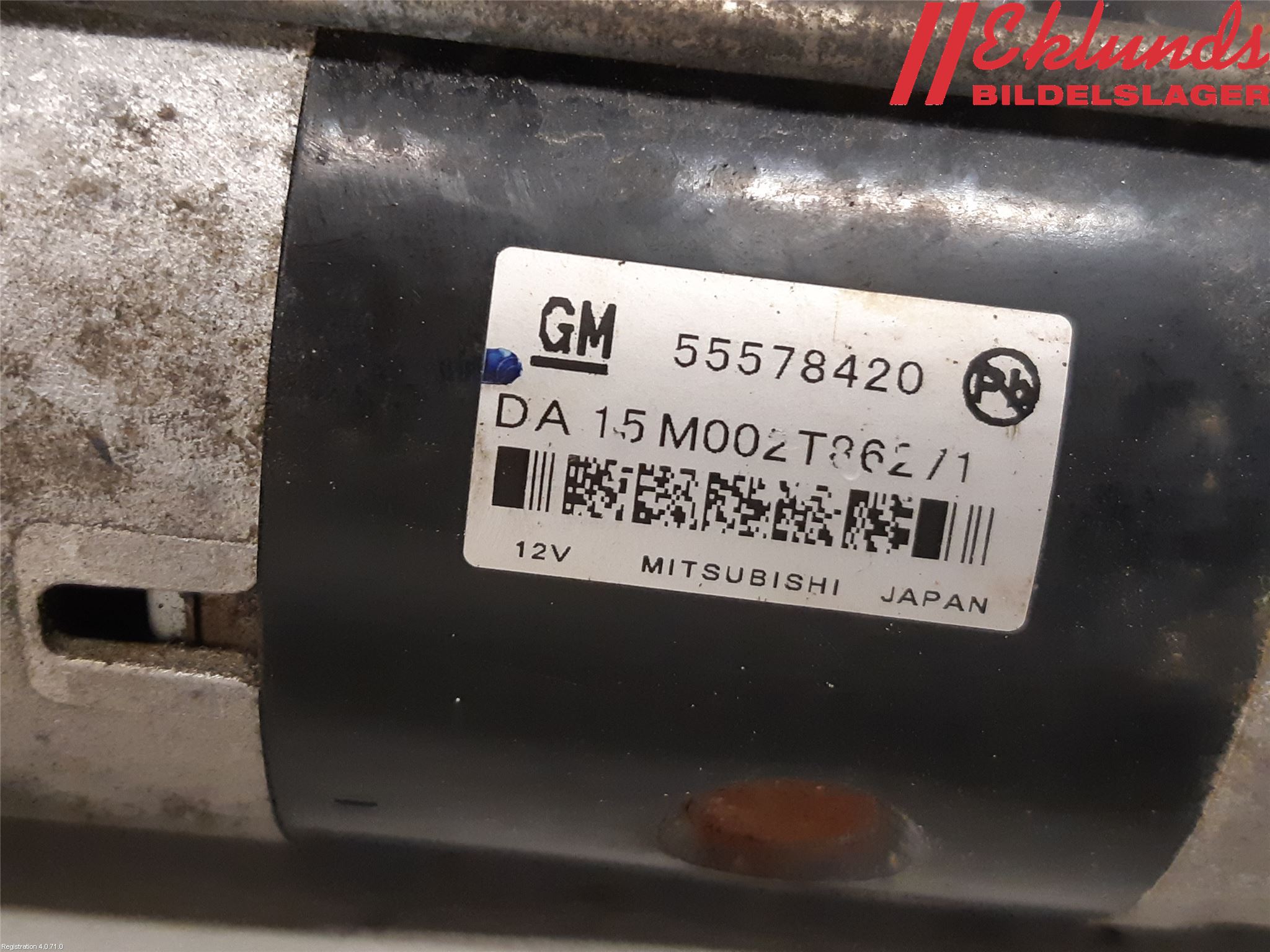 Opel ASTRA J 10-15 Startmotor Diesel