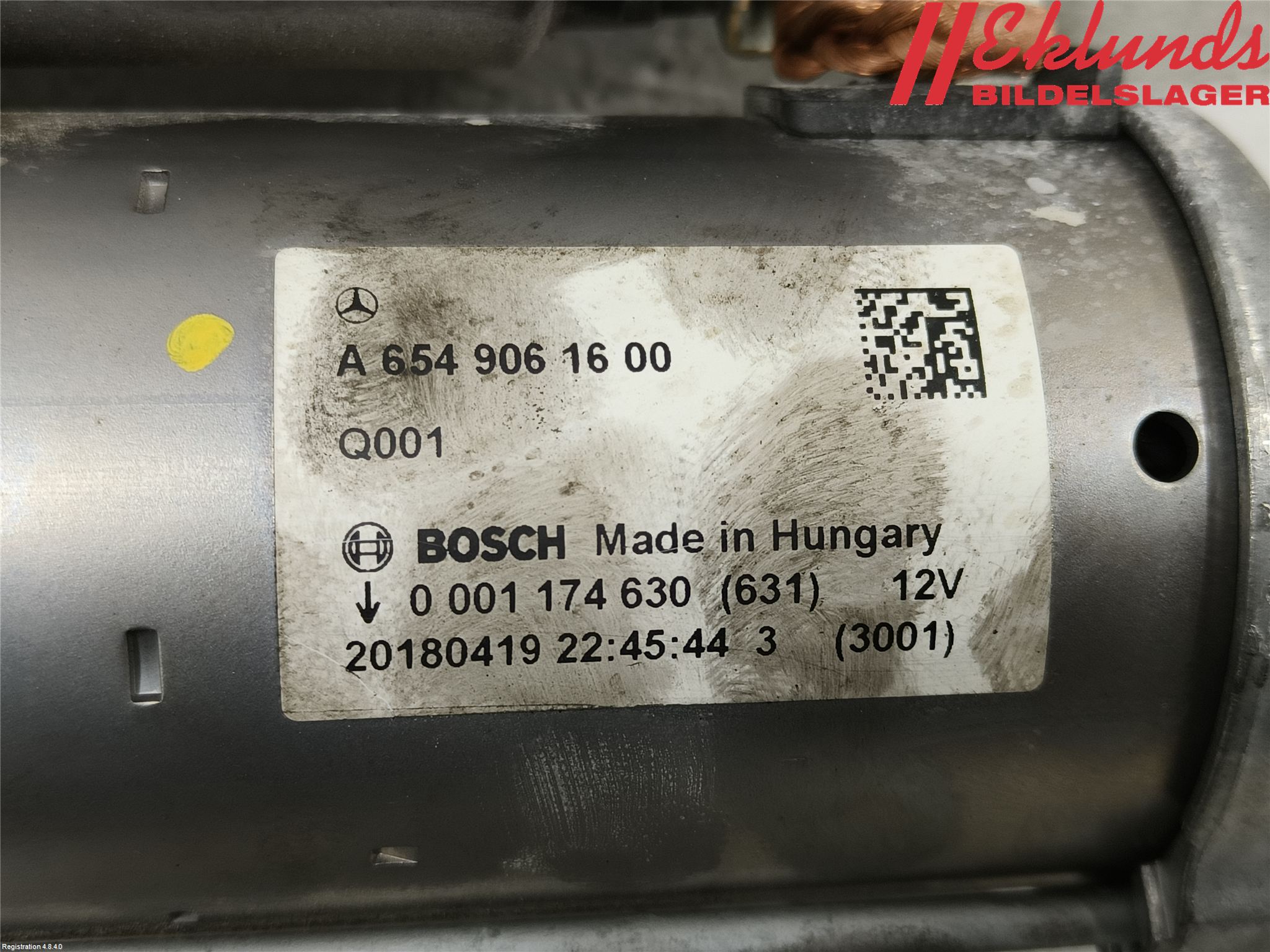 Mercedes-Benz MB GLE-KLASS (W167/V167/C167) 19- Startmotor Diesel