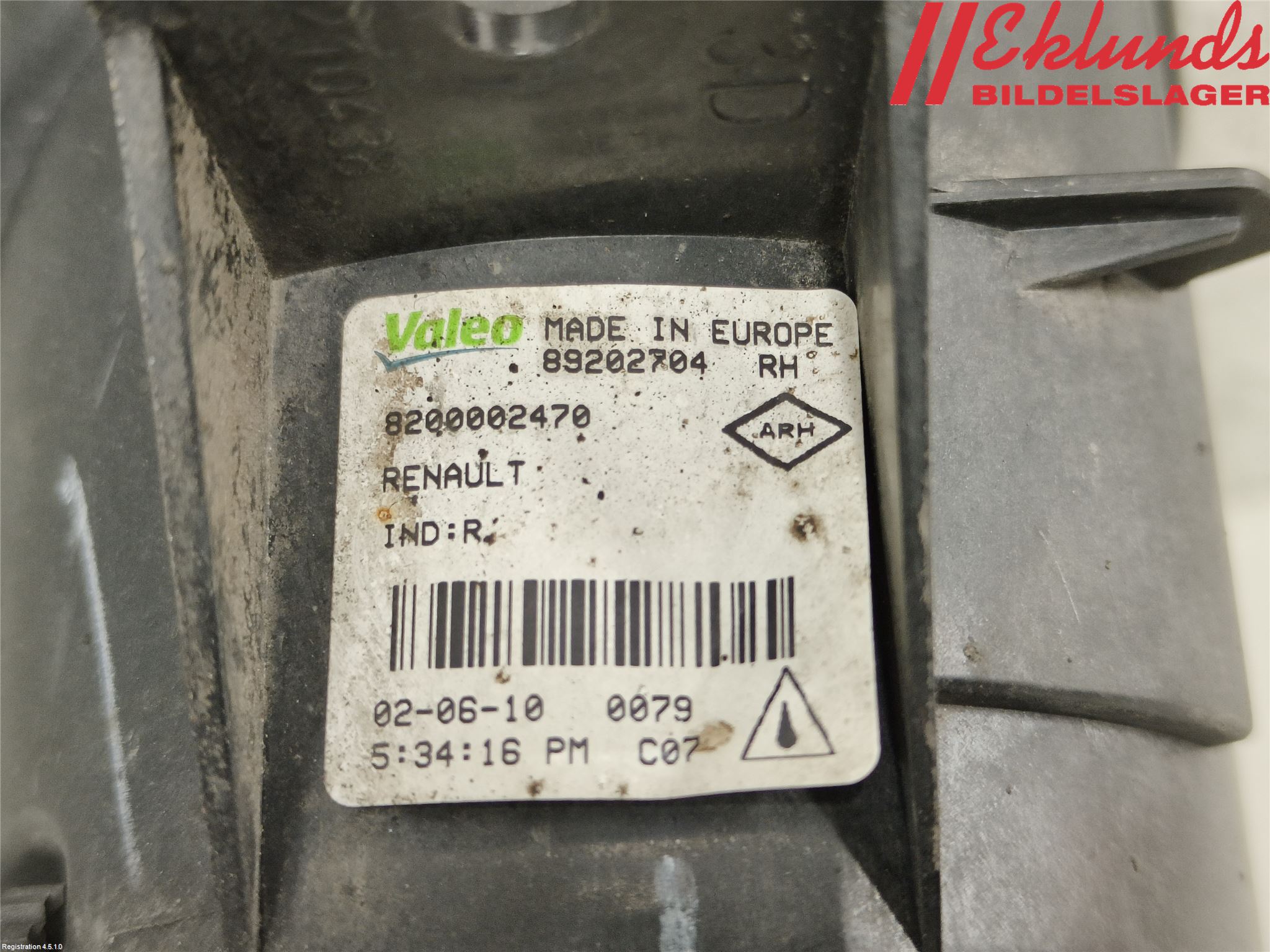 Renault CLIO III  09-12 Dimljus-Varselljus Fram