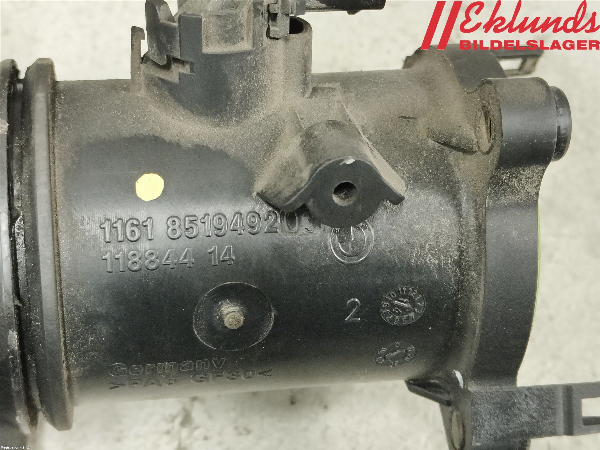 BMW 1 F20/F21 11-19 Laddluft-Intercoolerrör