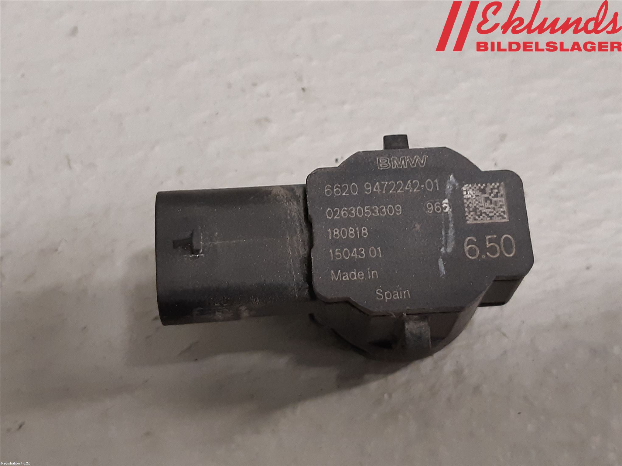BMW 3 G20/G21/G80/G81 19- Parkeringshjälp Backsensor