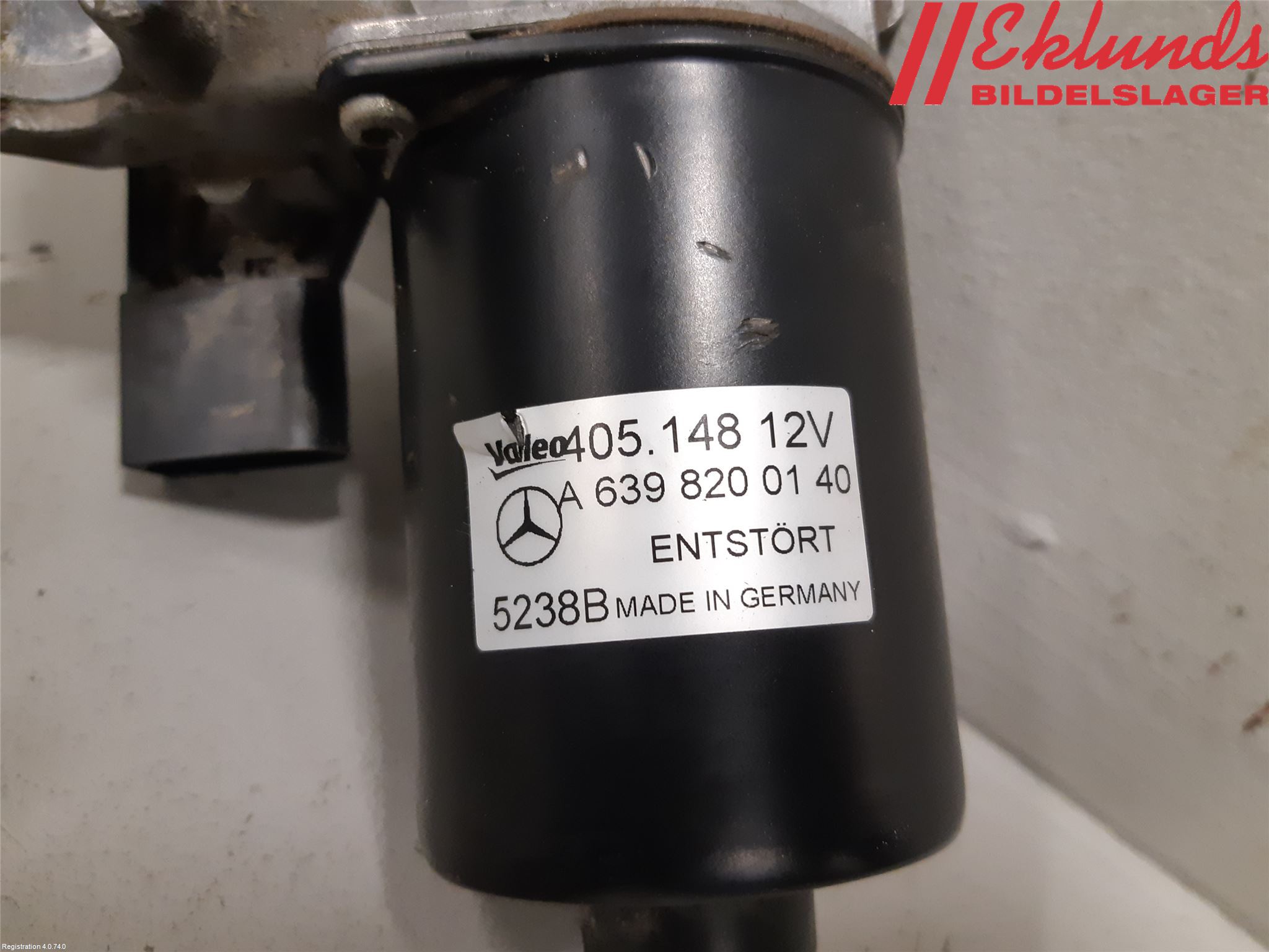 Mercedes-Benz MB VITO/VIANO (W639) 04-14 Torkarmotor Vindruta