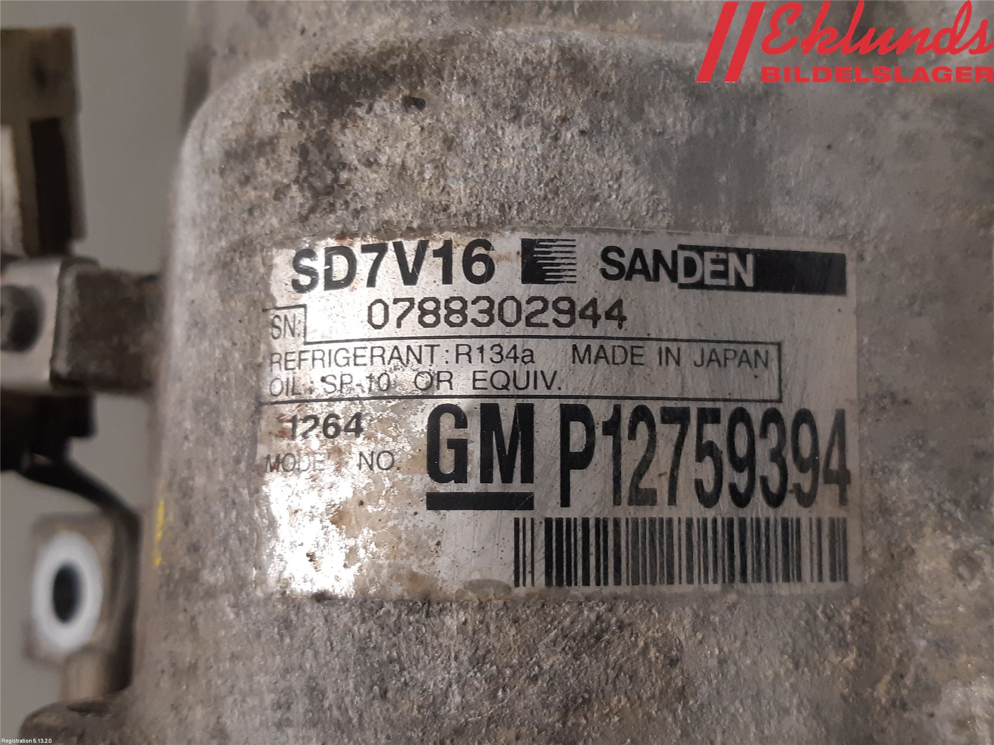 Saab 9-3 VER2/VER3 08-15 Ac Kompressor