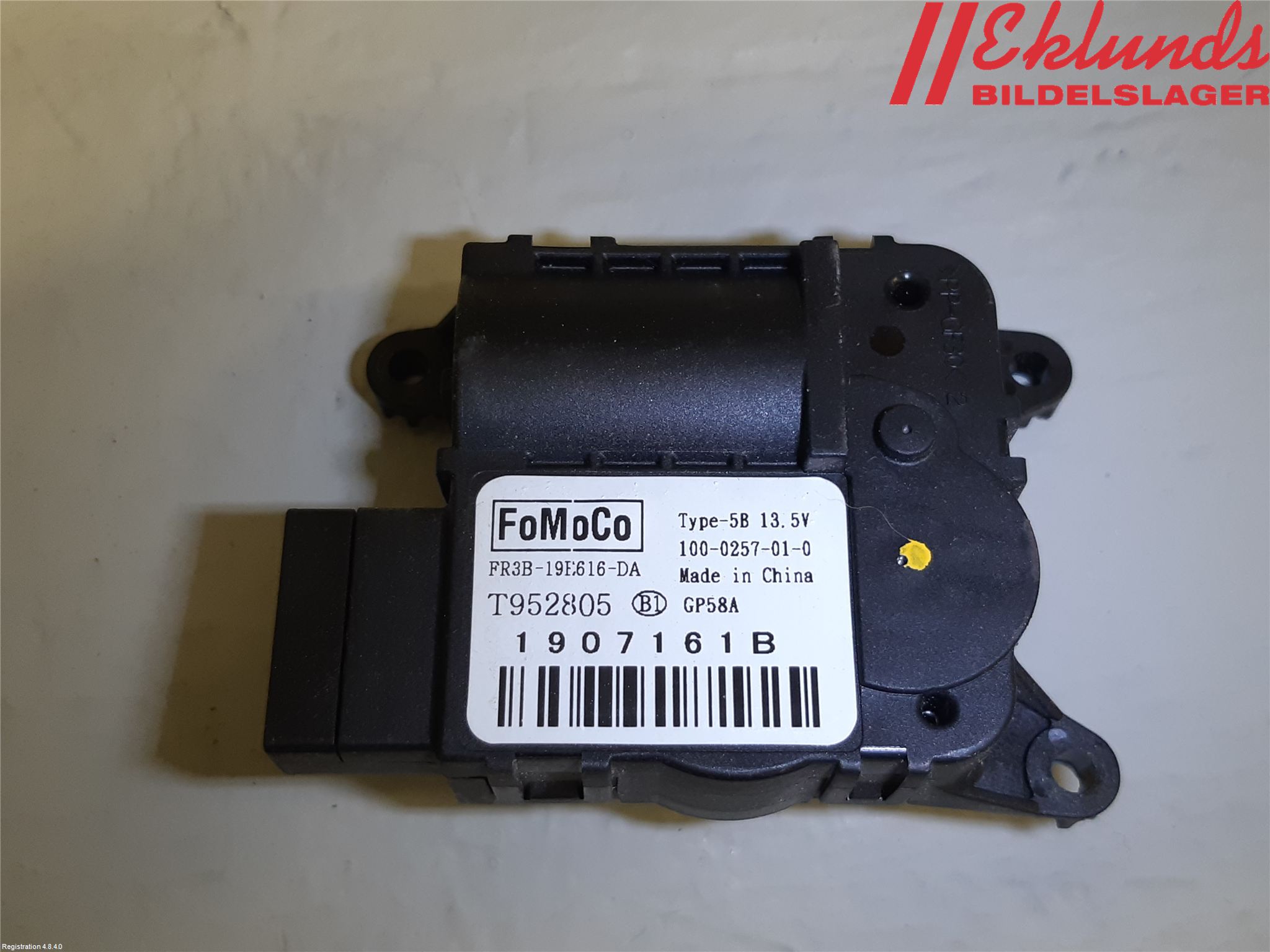 Ford MUSTANG VI 15-22 Ac Reglermotor