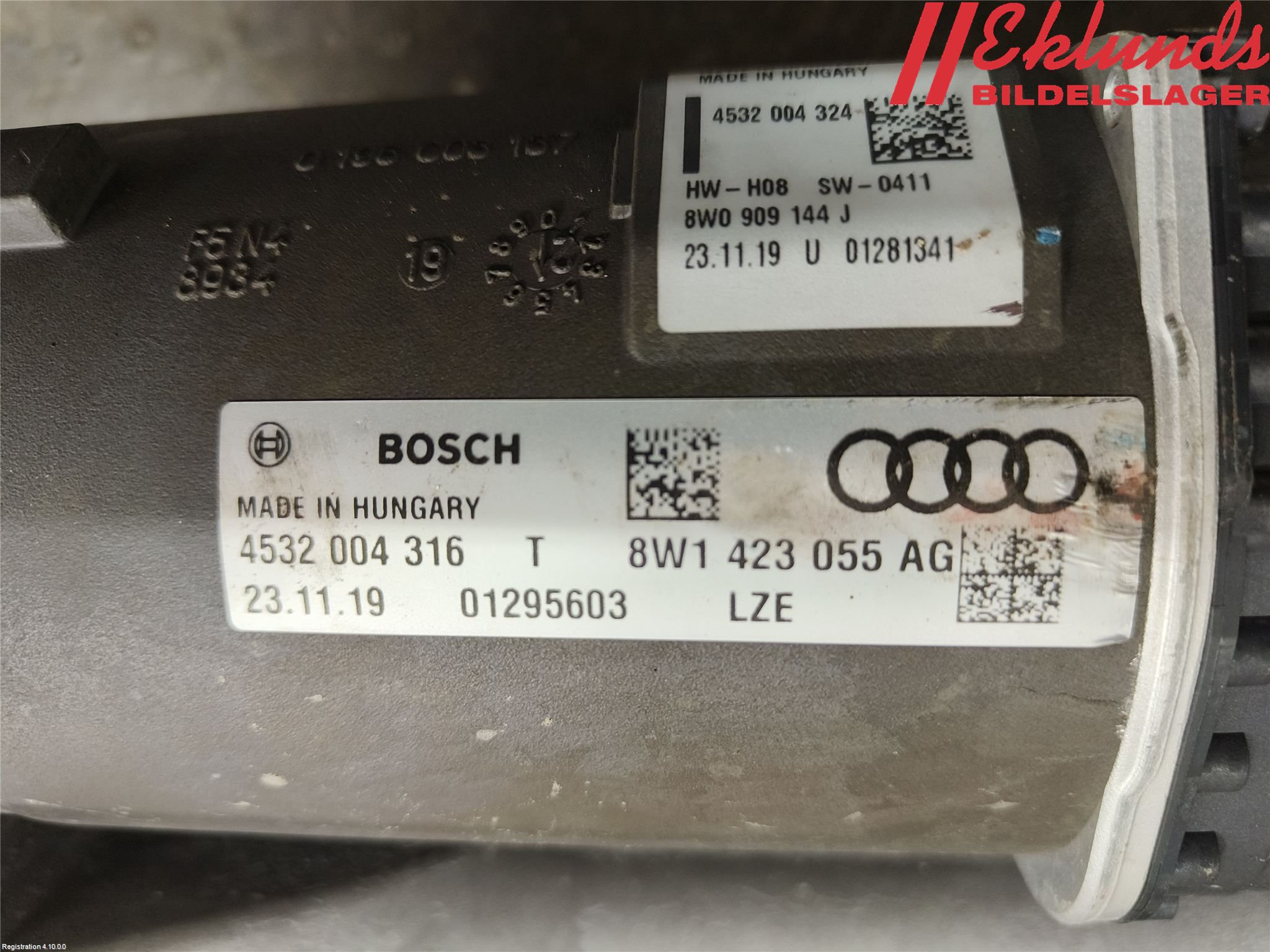 Audi A4/S4 B9 20- Styrväxel-Snäcka Elektrisk