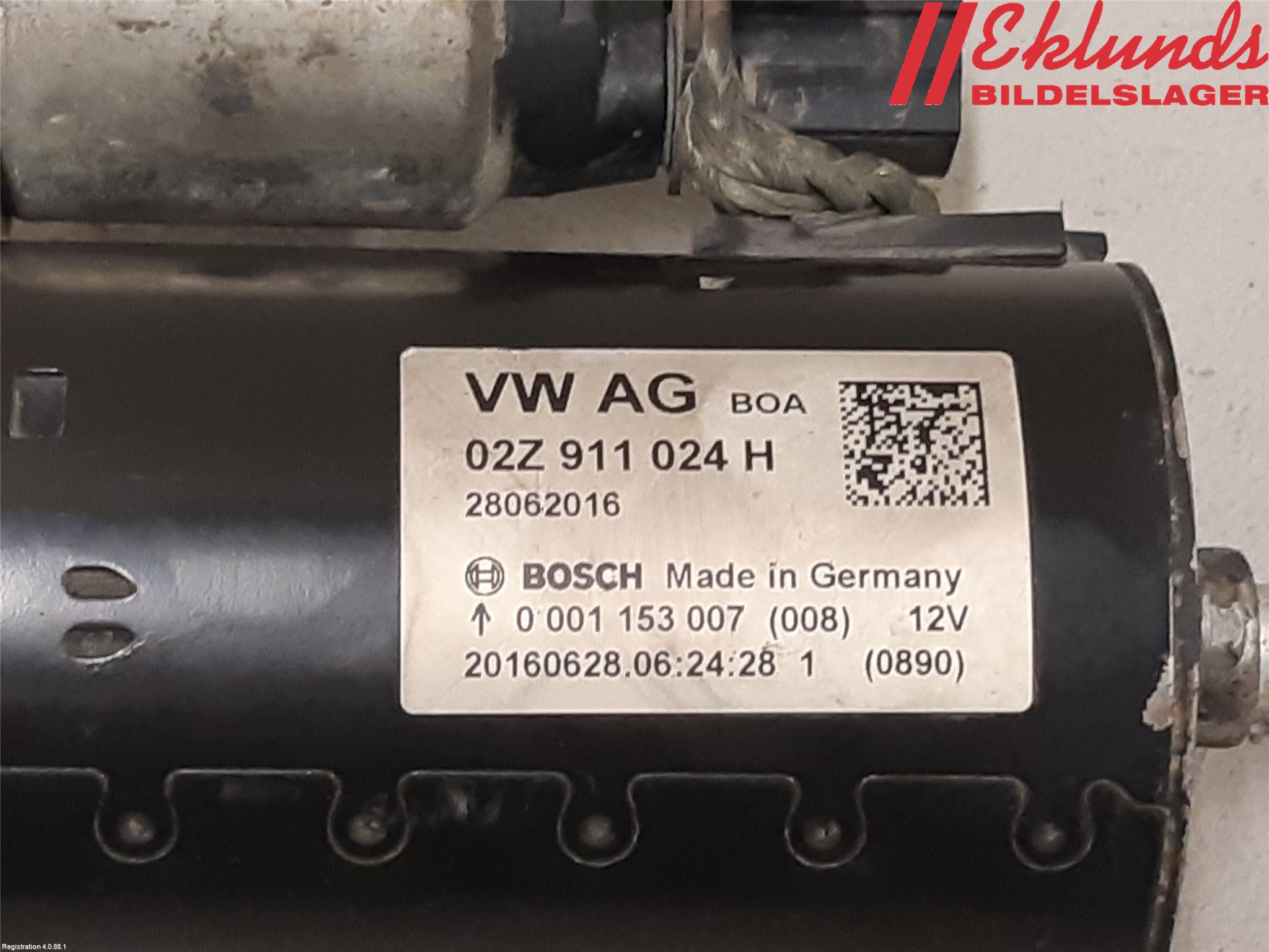 Volkswagen VW CADDY 16-20 Startmotor Diesel