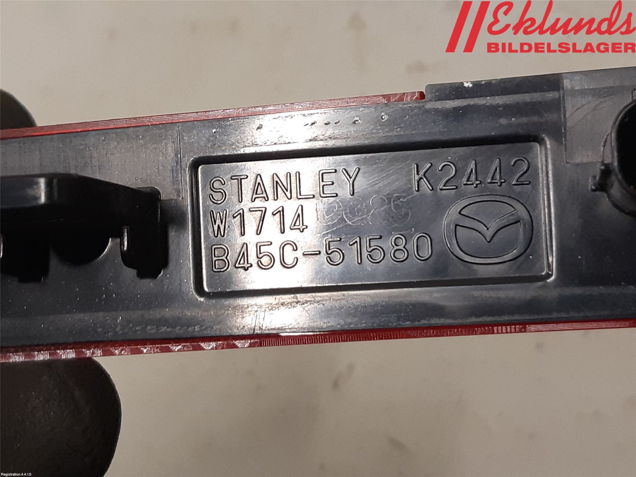 Mazda 3 III 14-19 Bromsljus Bakruta