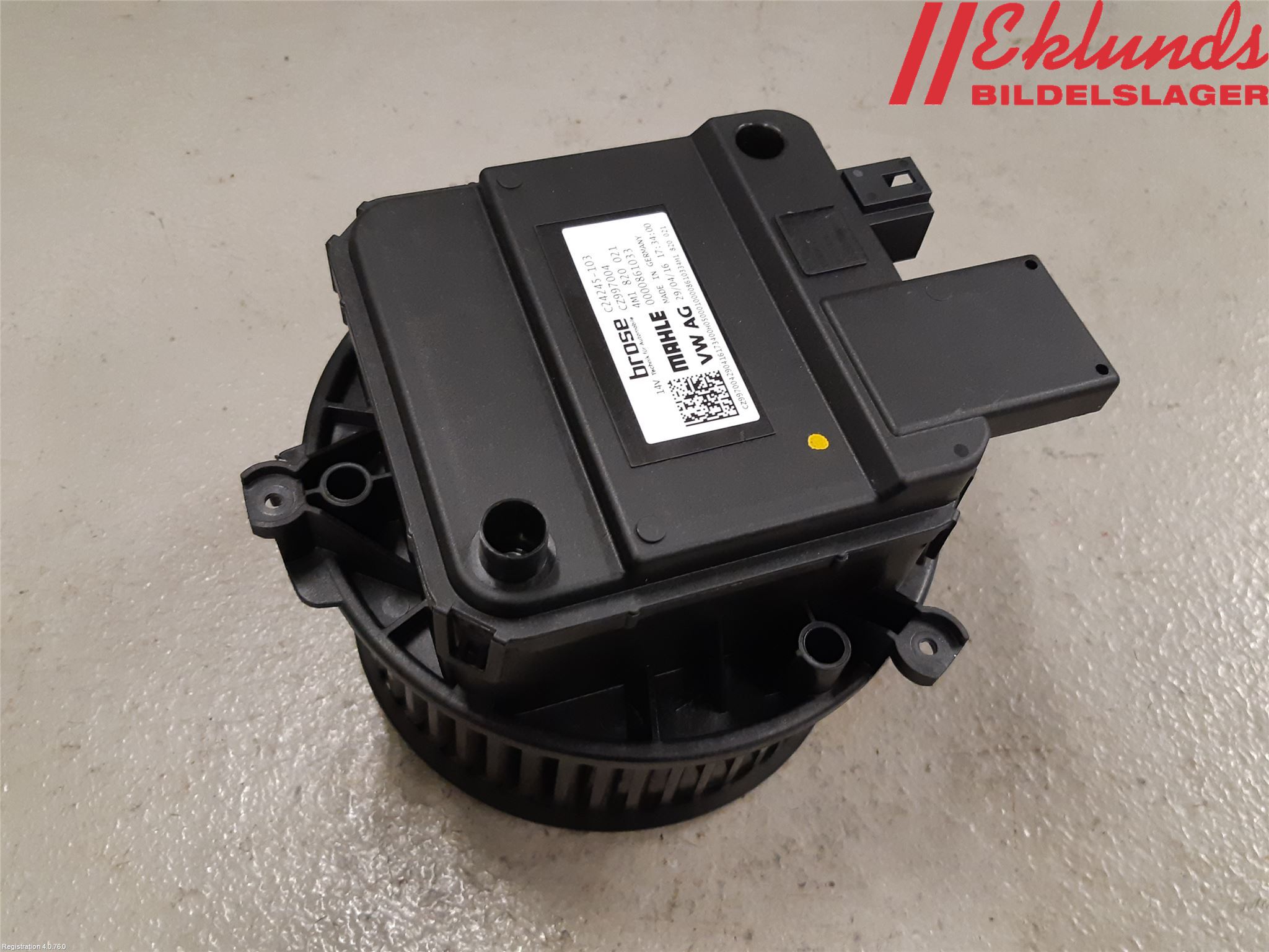 Audi A4/S4 B9 16-19 Värmefläkt