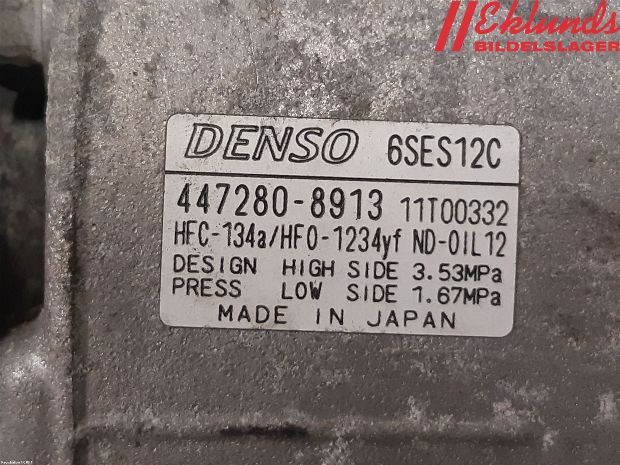 Toyota AURIS 13-19 Ac Kompressor