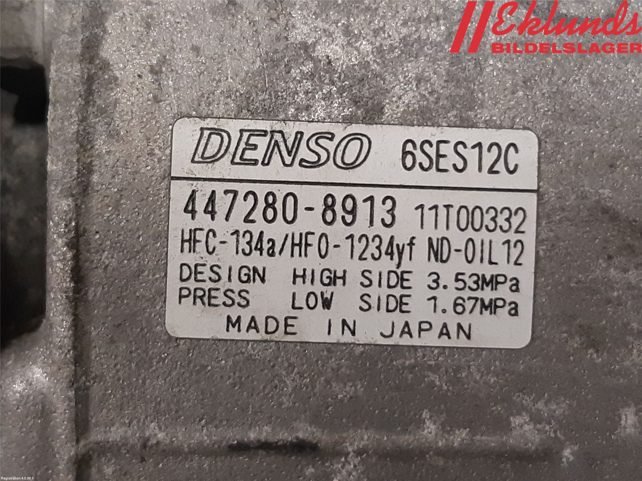 Toyota AURIS 13-19 Ac Kompressor