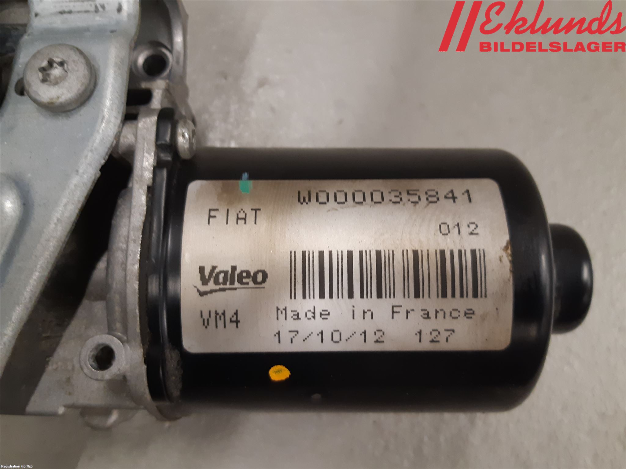 Fiat 500L 13-19 Torkarmotor Vindruta