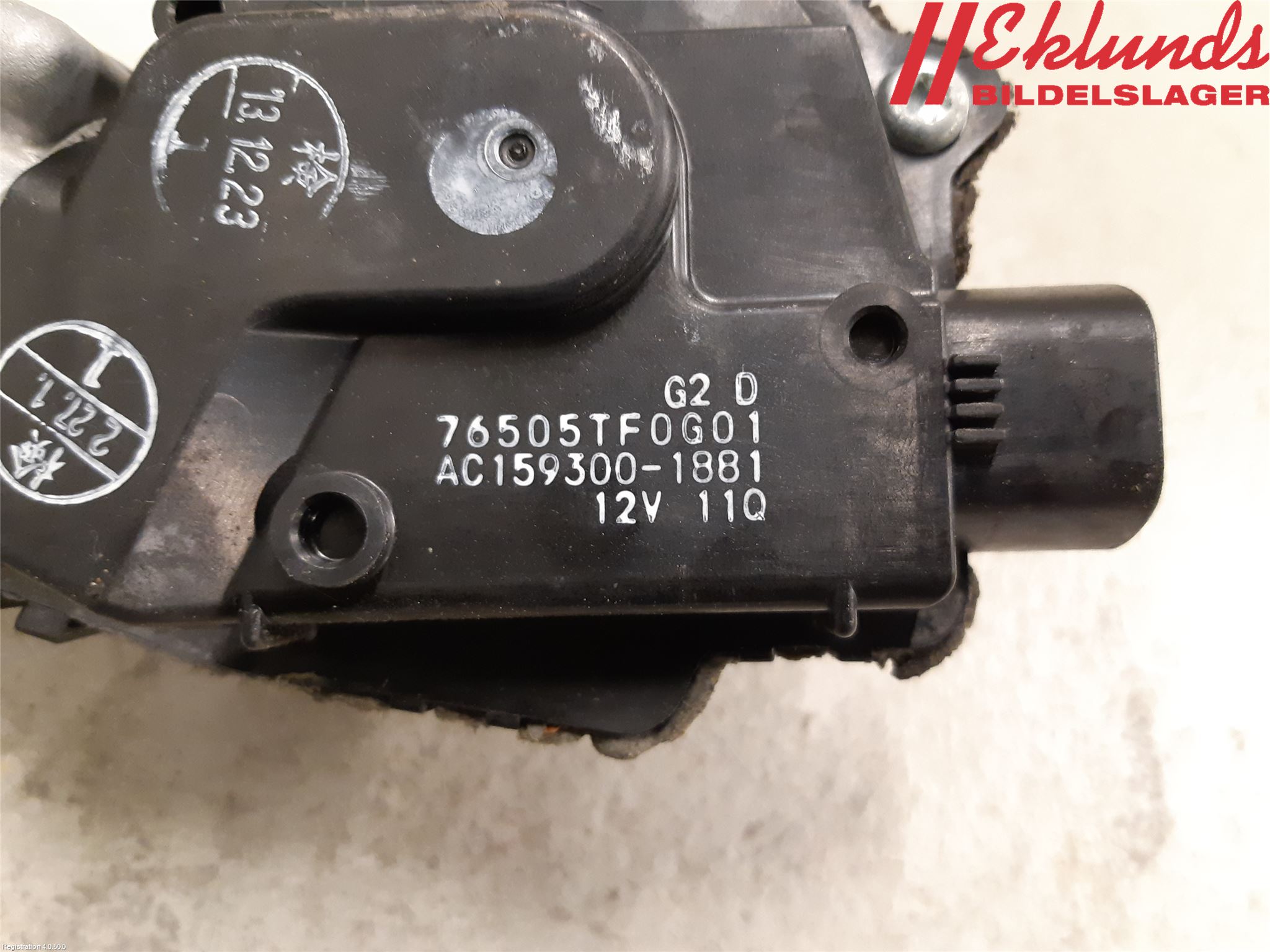 Honda JAZZ 08-14 Torkarmotor Vindruta