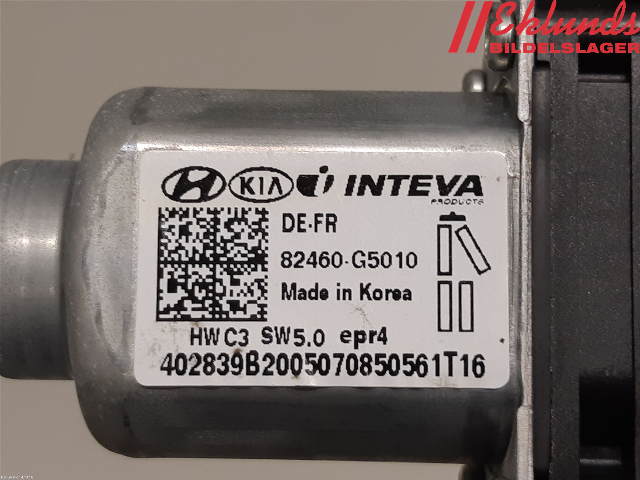 Kia NIRO (DE) 17-22 Fönsterhissmotor