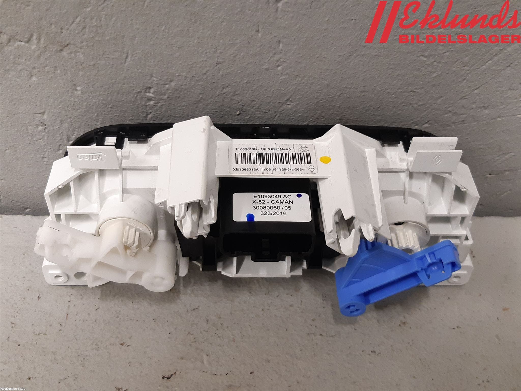 Opel VIVARO 15-19 Värmereglage