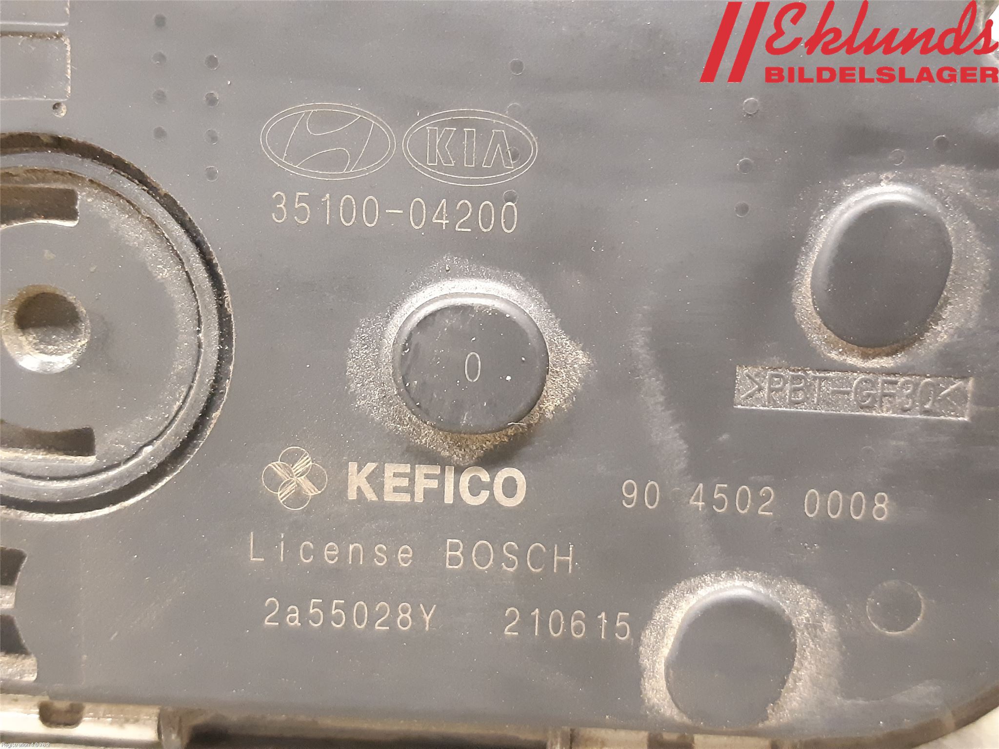 Kia RIO 12-16 Injspjällhus