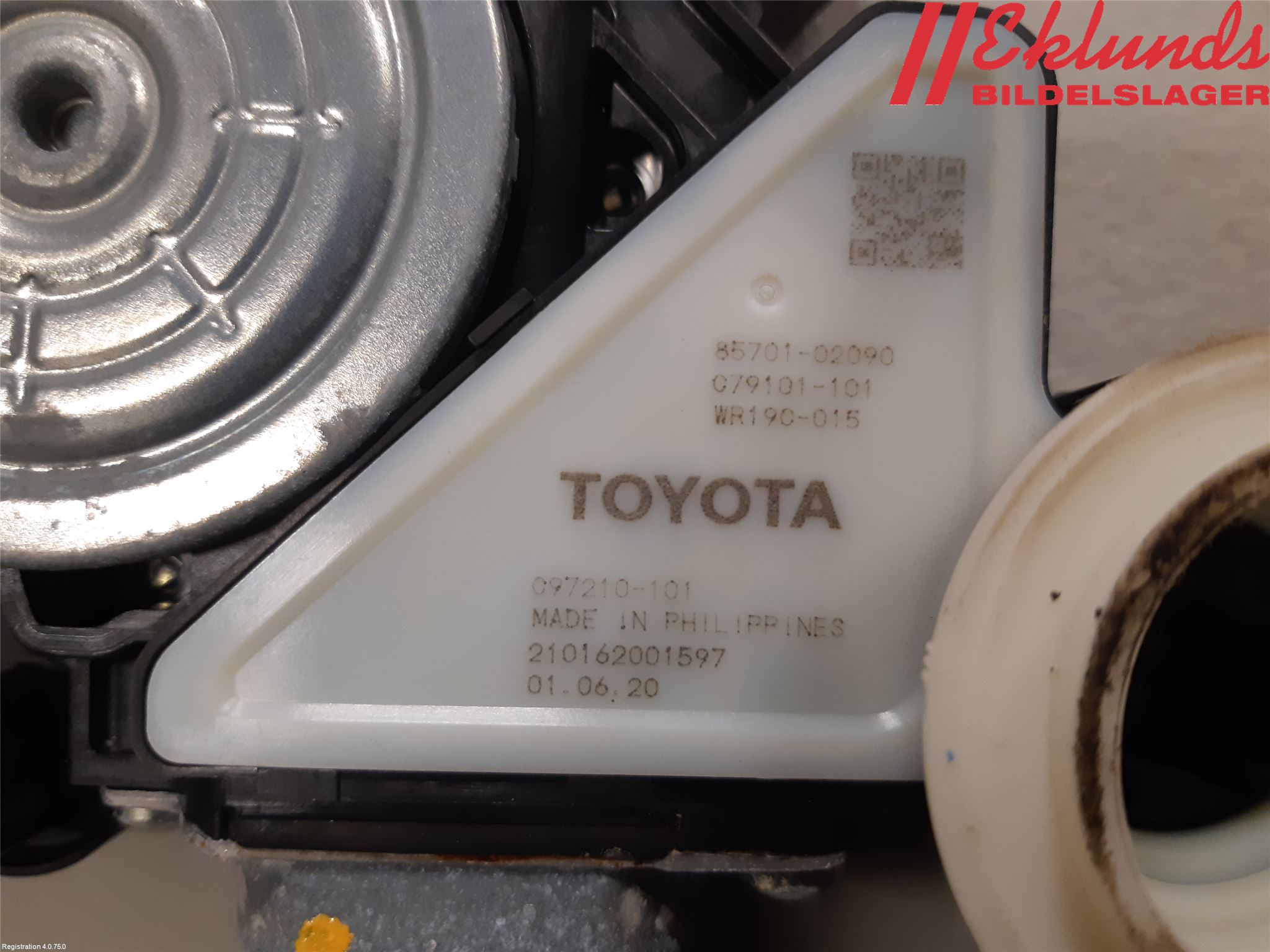 Toyota COROLLA 19- Fönsterhiss El Kompl