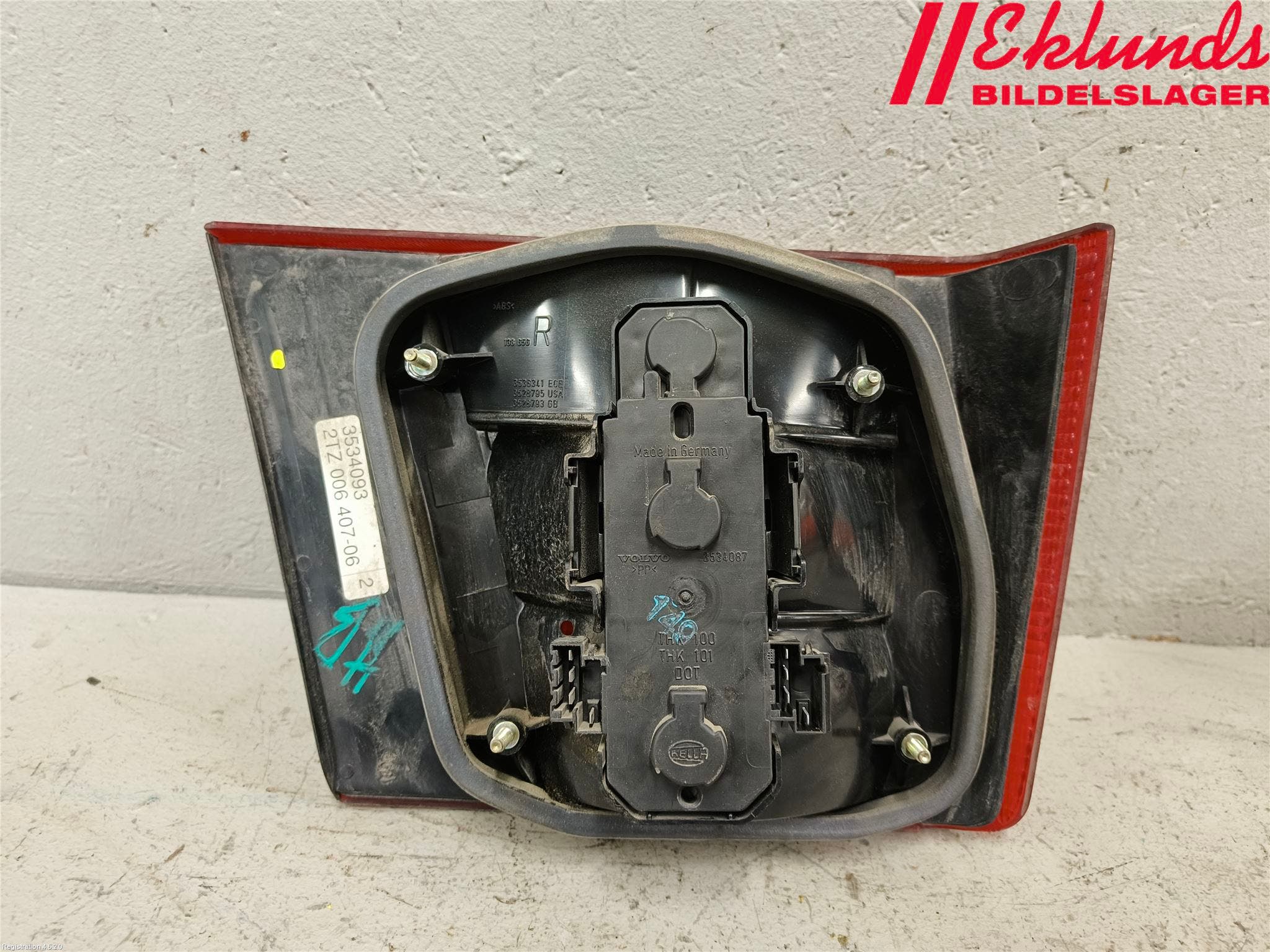 Volvo 940 91-98 Bakljus Lucka Hö