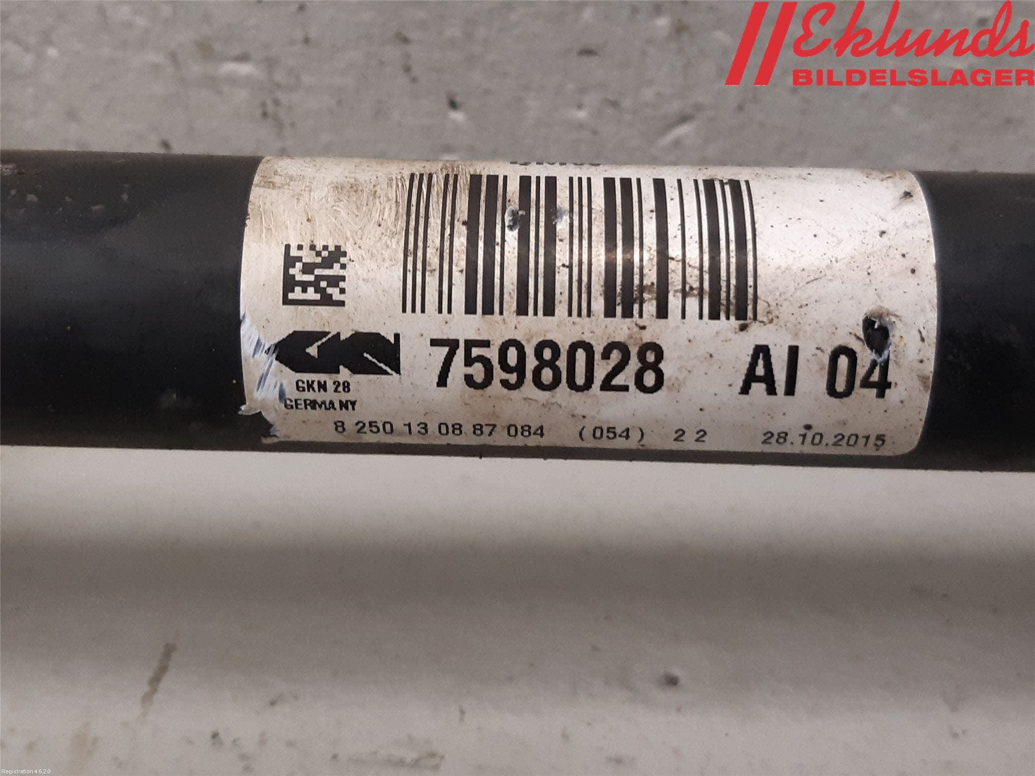 BMW X3 F25 10-17 Drivaxel Fram Höger