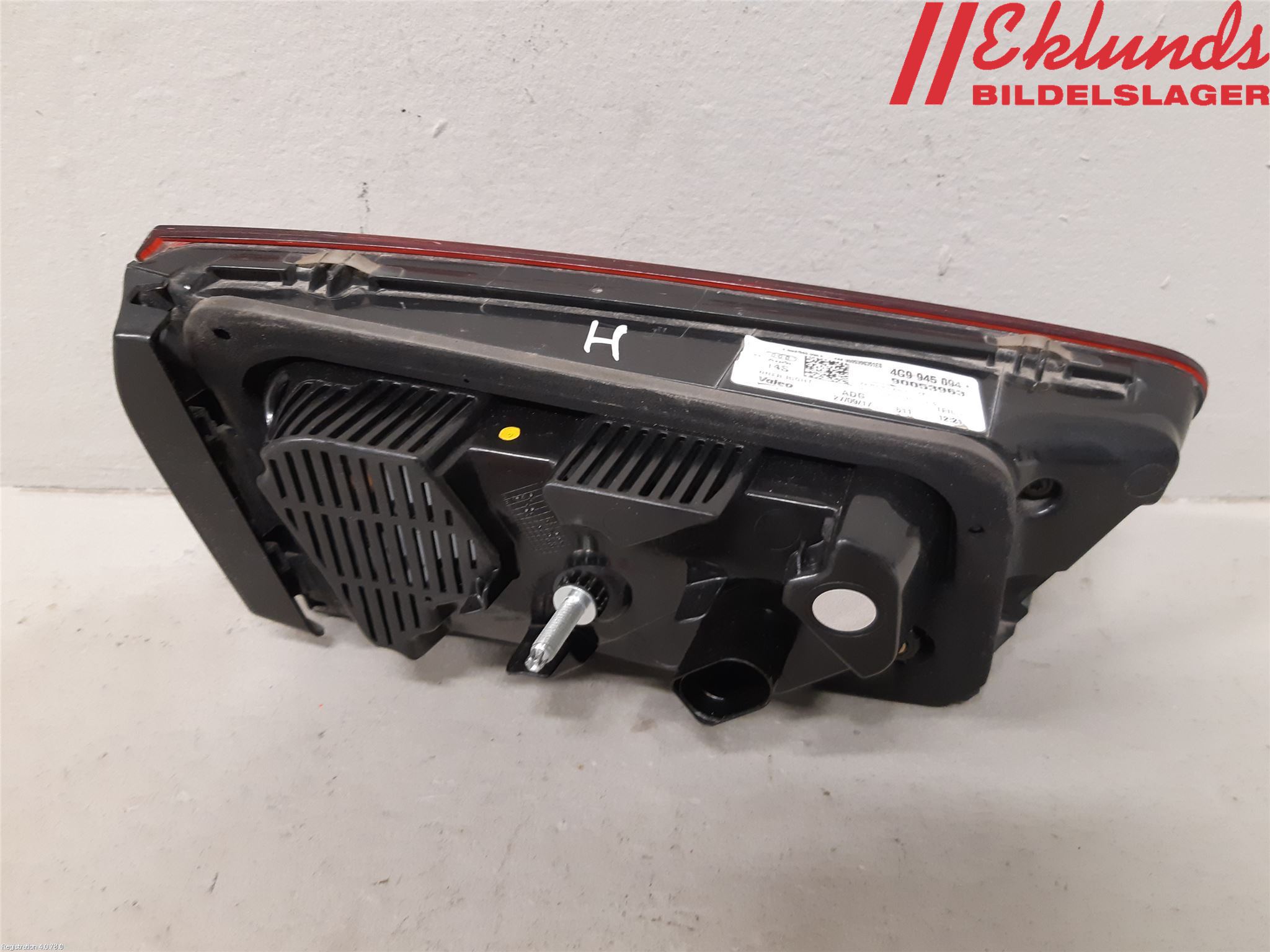 Audi A6/S6 4G 11-18 Bakljus Lucka Hö