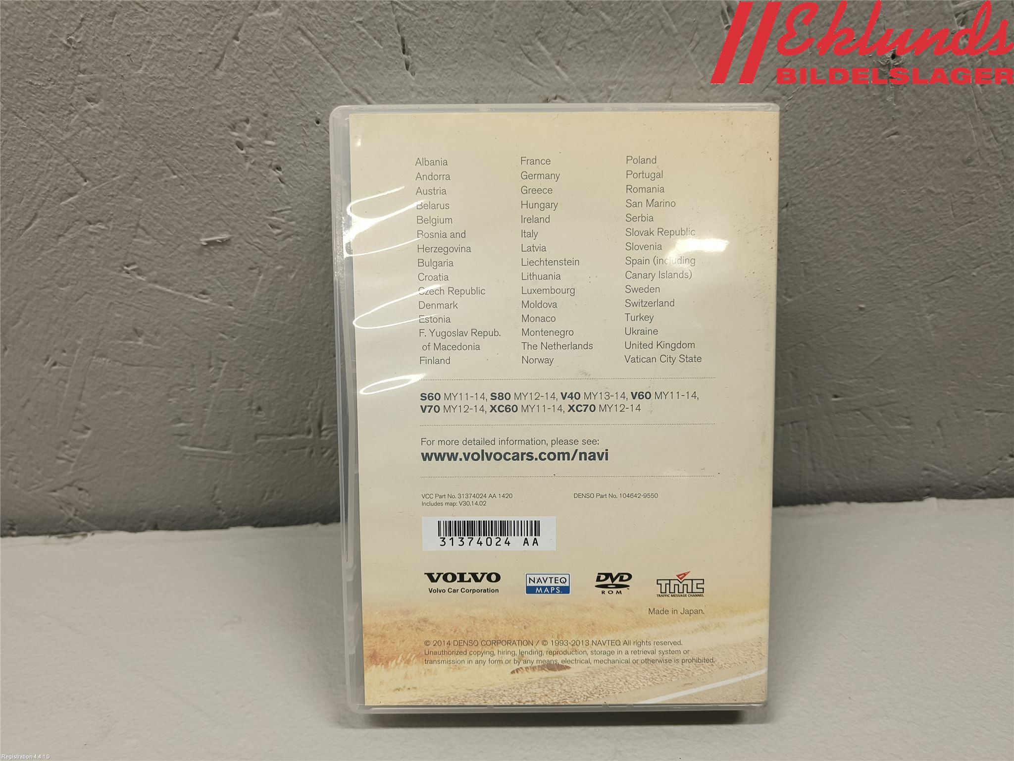 Volvo V40 12-19 Gps Navigator